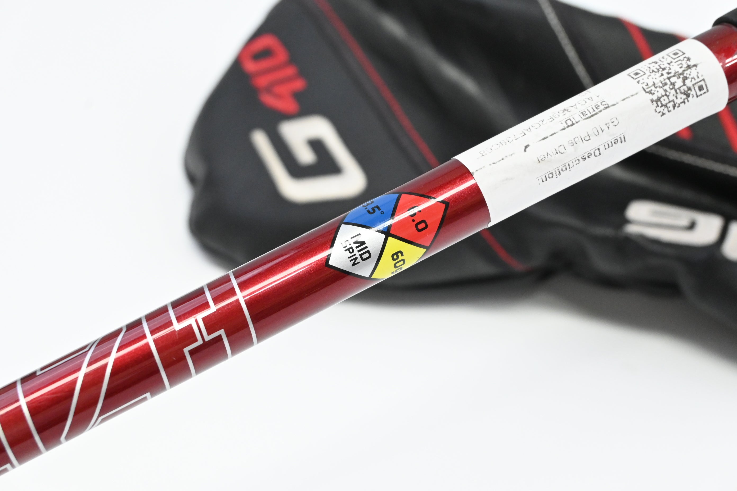 Ping G410 Plus Driver / 10.5 Degree / Stiff Flex HZRDUS Smoke Red RDX 60 Shaft