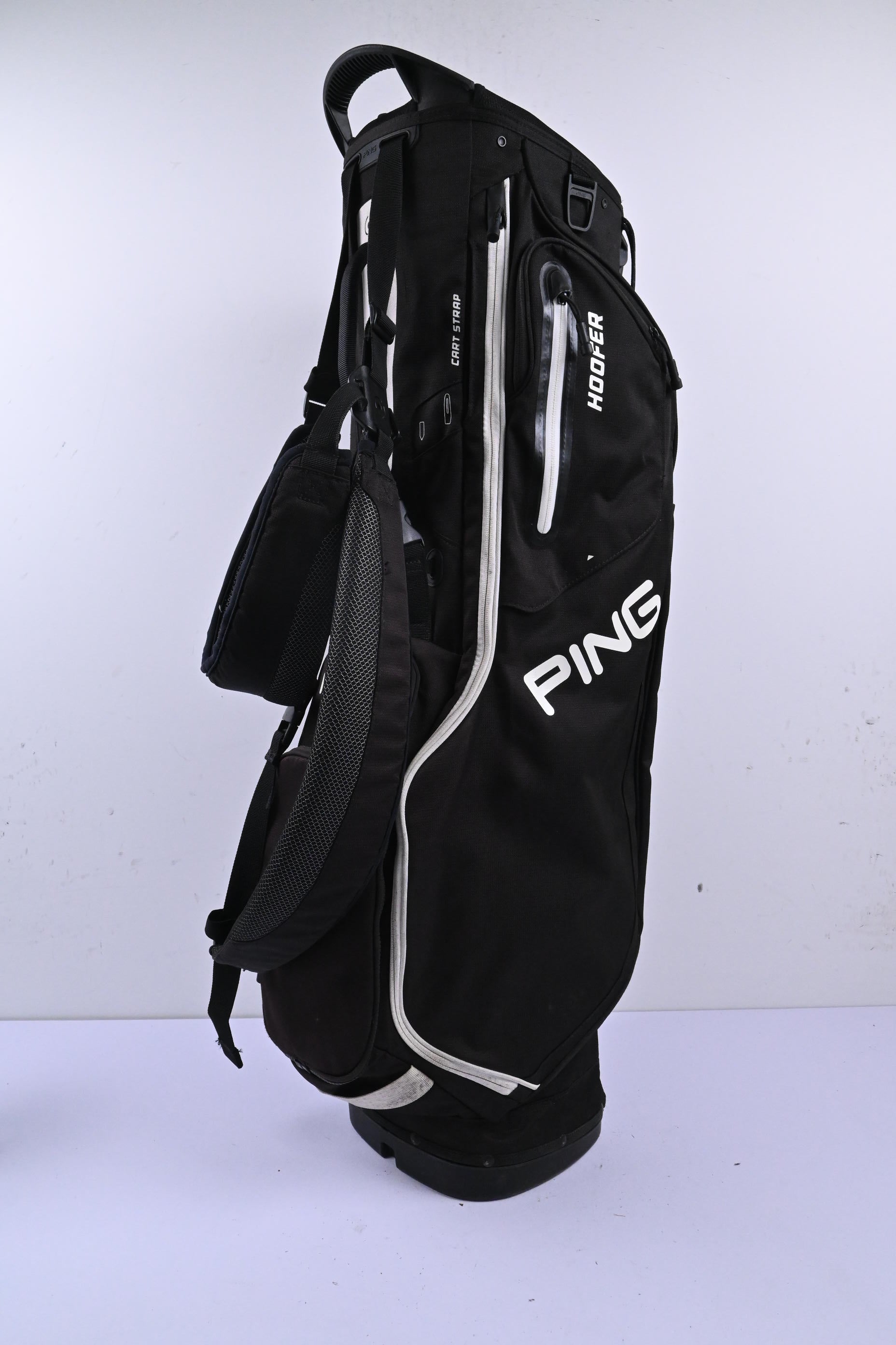 Ping Hoofer Stand Bag / 5-Way Divider / Black & White