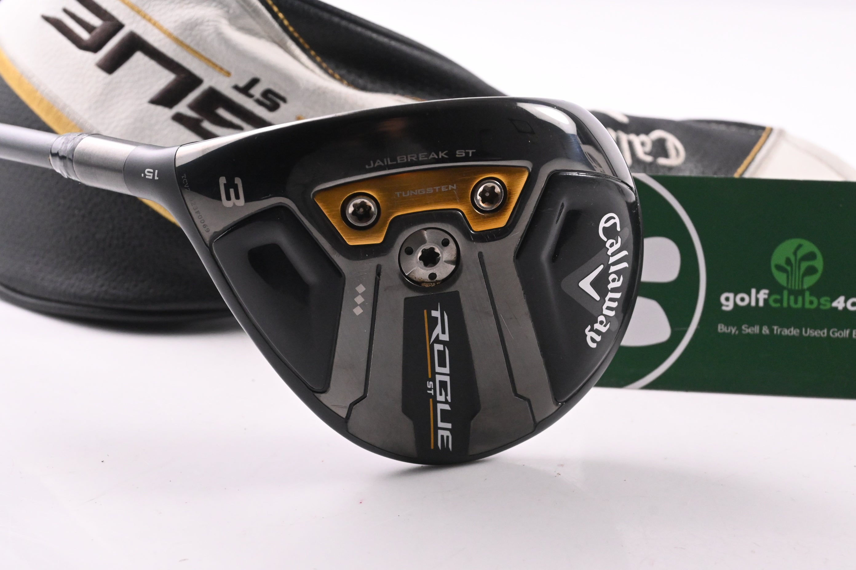 Tour Issue Left Hand Callaway Rogue ST LS #3 Wood / 15 Degree / TX-Flex HZRDUS
