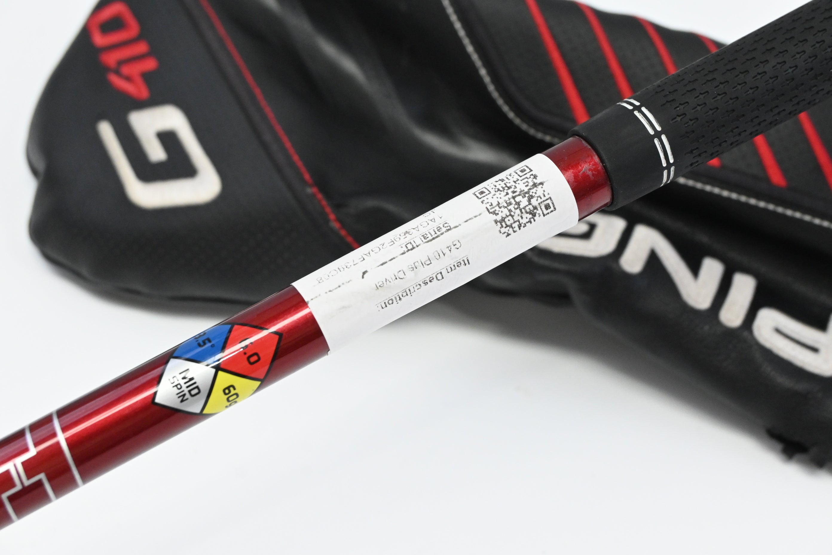 Ping G410 Plus Driver / 10.5 Degree / Stiff Flex HZRDUS Smoke Red RDX 60 Shaft
