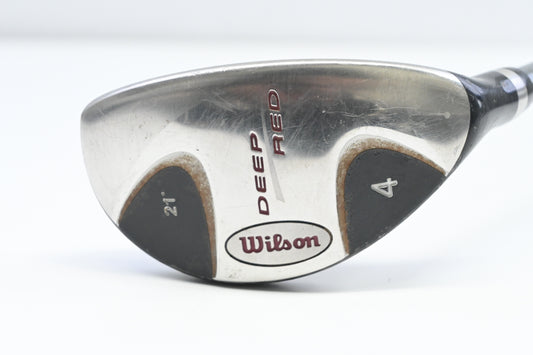 Wilson Deep Red #4 Hybrid / 21 Degree / Uniflex UST Deep Red .450 Shaft