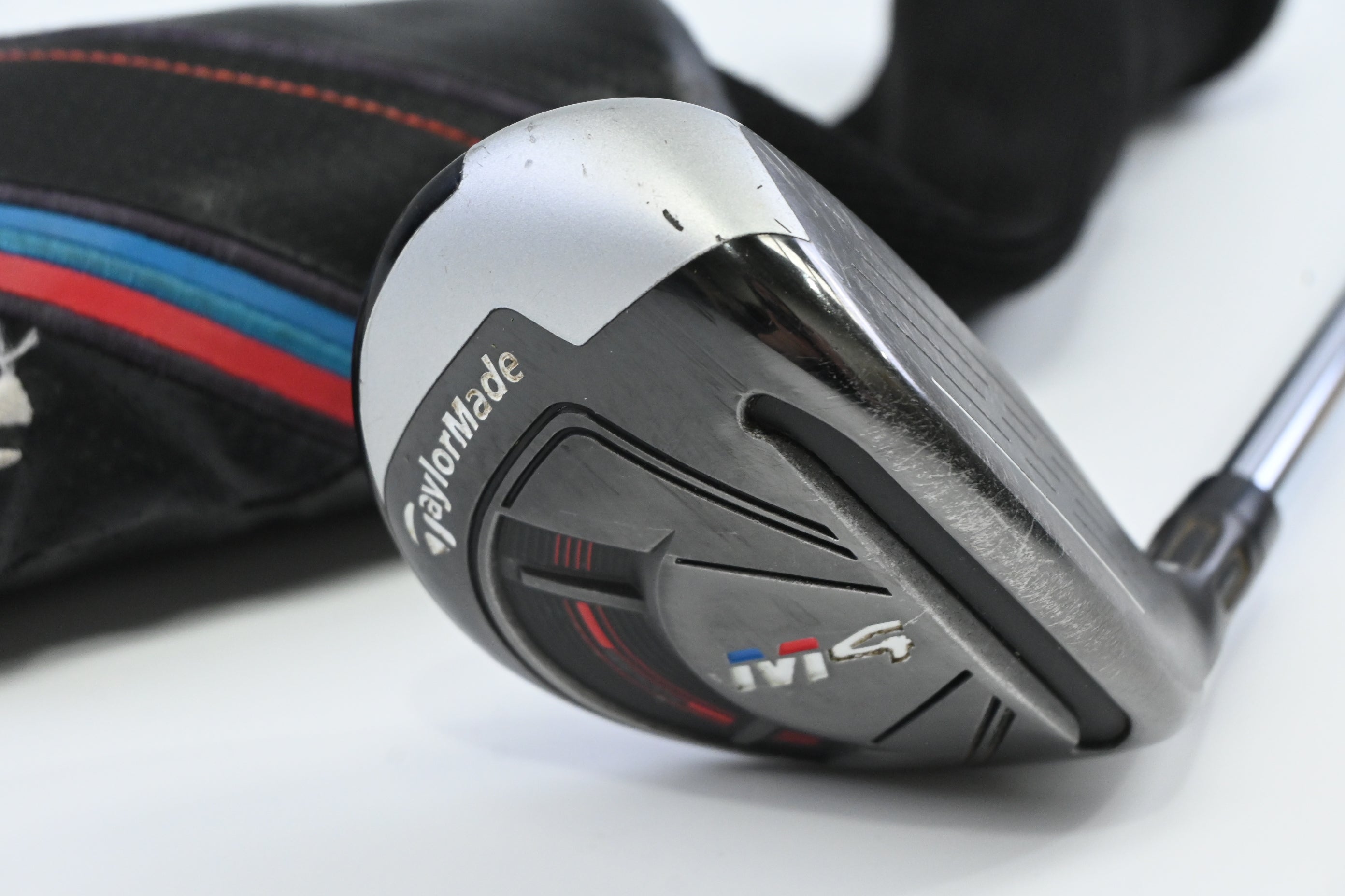 Taylormade M4 #4 Hybrid / 22 Degree / Stiff Flex Taylormade Reax 90 Shaft
