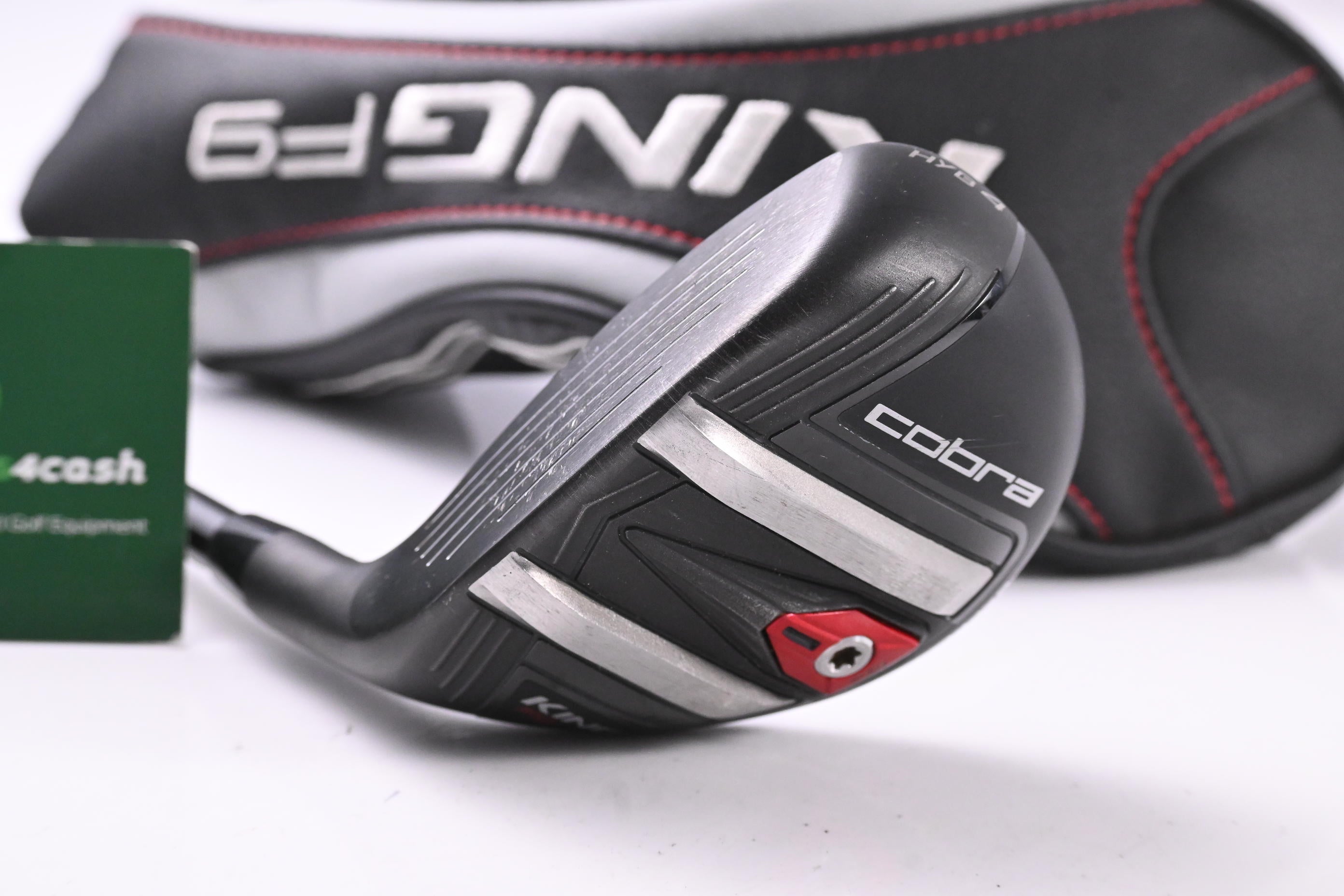 Left Hand Cobra King F9 #4 Hybrid / 21 Degree / Regular Flex Fujikura Atmos 7