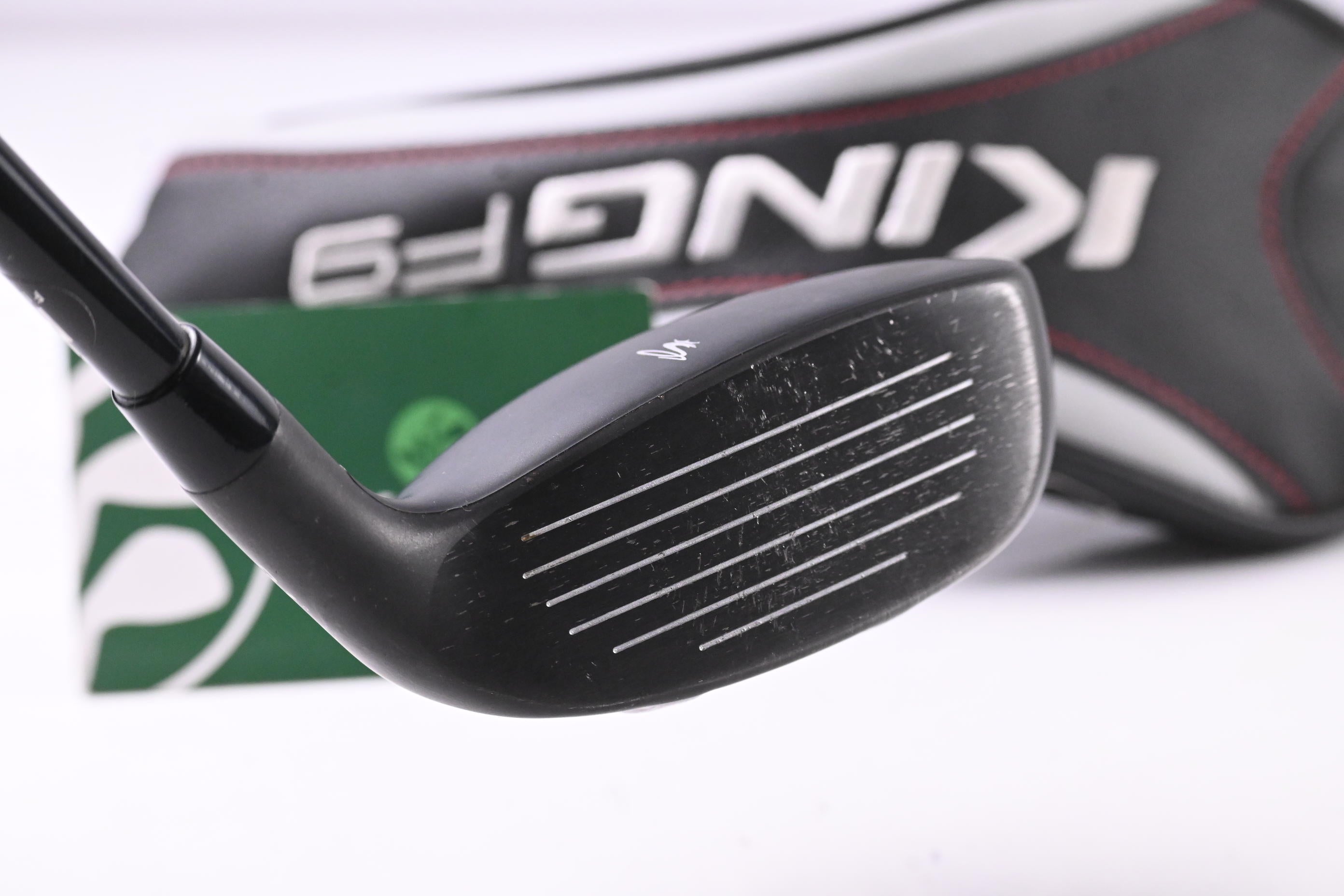 Left Hand Cobra King F9 #4 Hybrid / 21 Degree / Regular Flex Fujikura Atmos 7