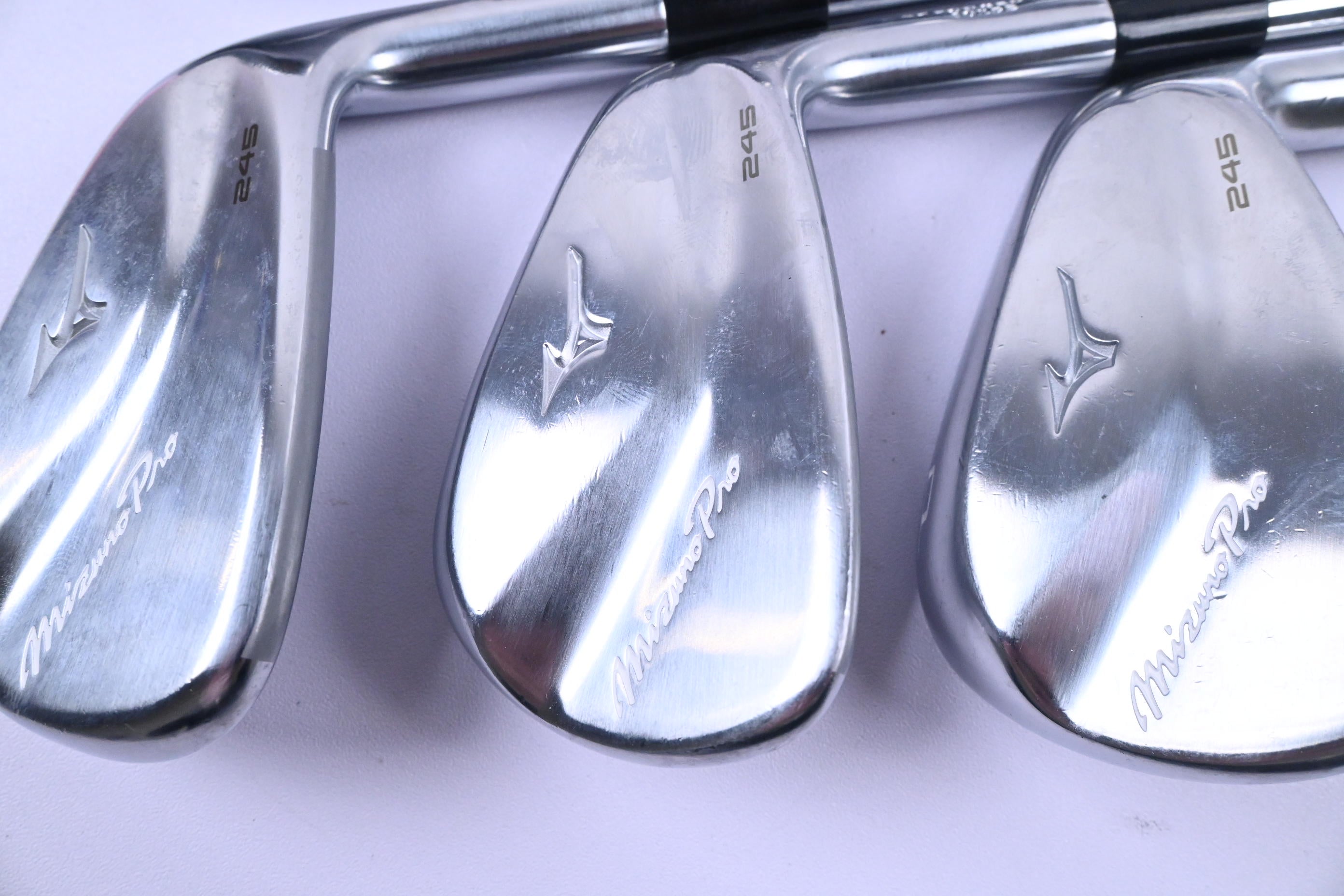 Mizuno Pro 245 Irons / 5-PW / Stiff Flex Project X Rifle Shafts
