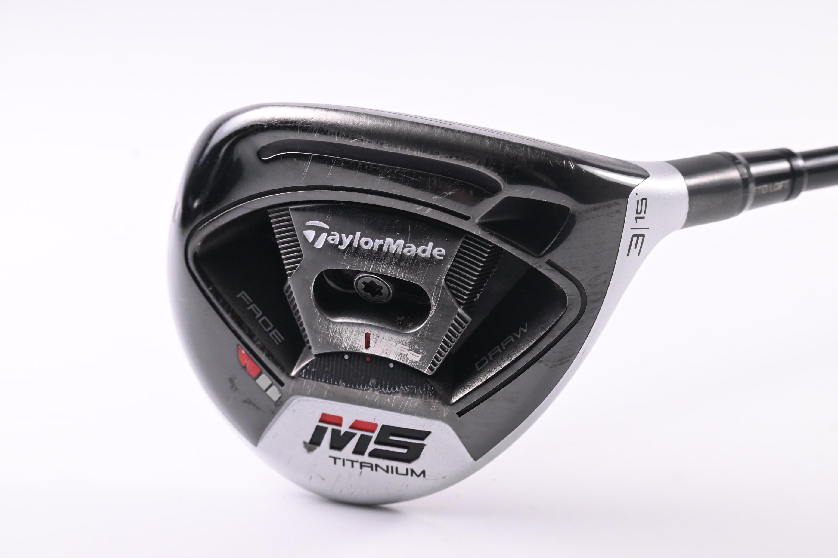 Taylormade M5 #3 Wood / 15 Degree / Regular Flex Fujikura Atmos Orange 5 Shaft