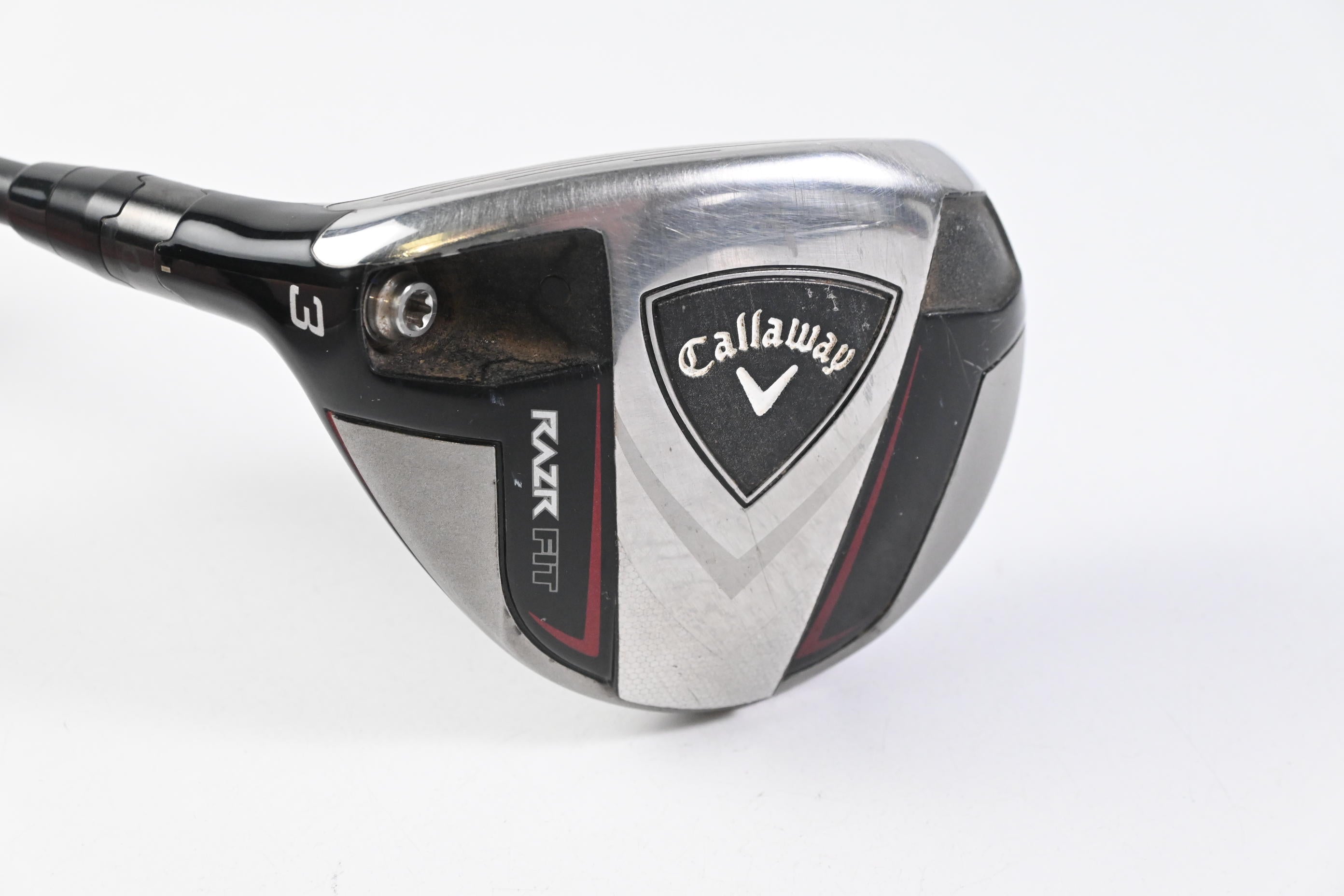 Left Hand Callaway RAZR Fit #3 Wood / 15 Degree / Stiff Flex Callaway 60 Shaft