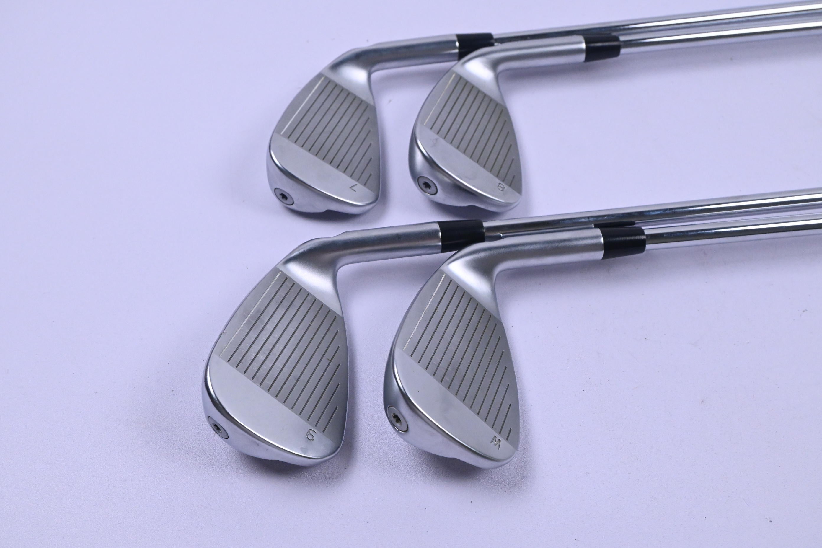 Left Hand Ping G430 Irons / 7-PW / Blue Dot / Regular Flex Elevate MPH 95 Shafts