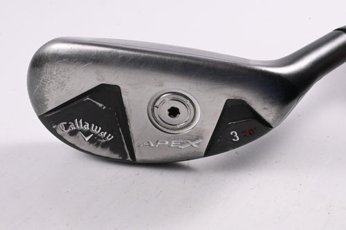 Callaway Apex #3 Hybrid / 20 Degree / Stiff Flex Kuro Kage 80 Shaft