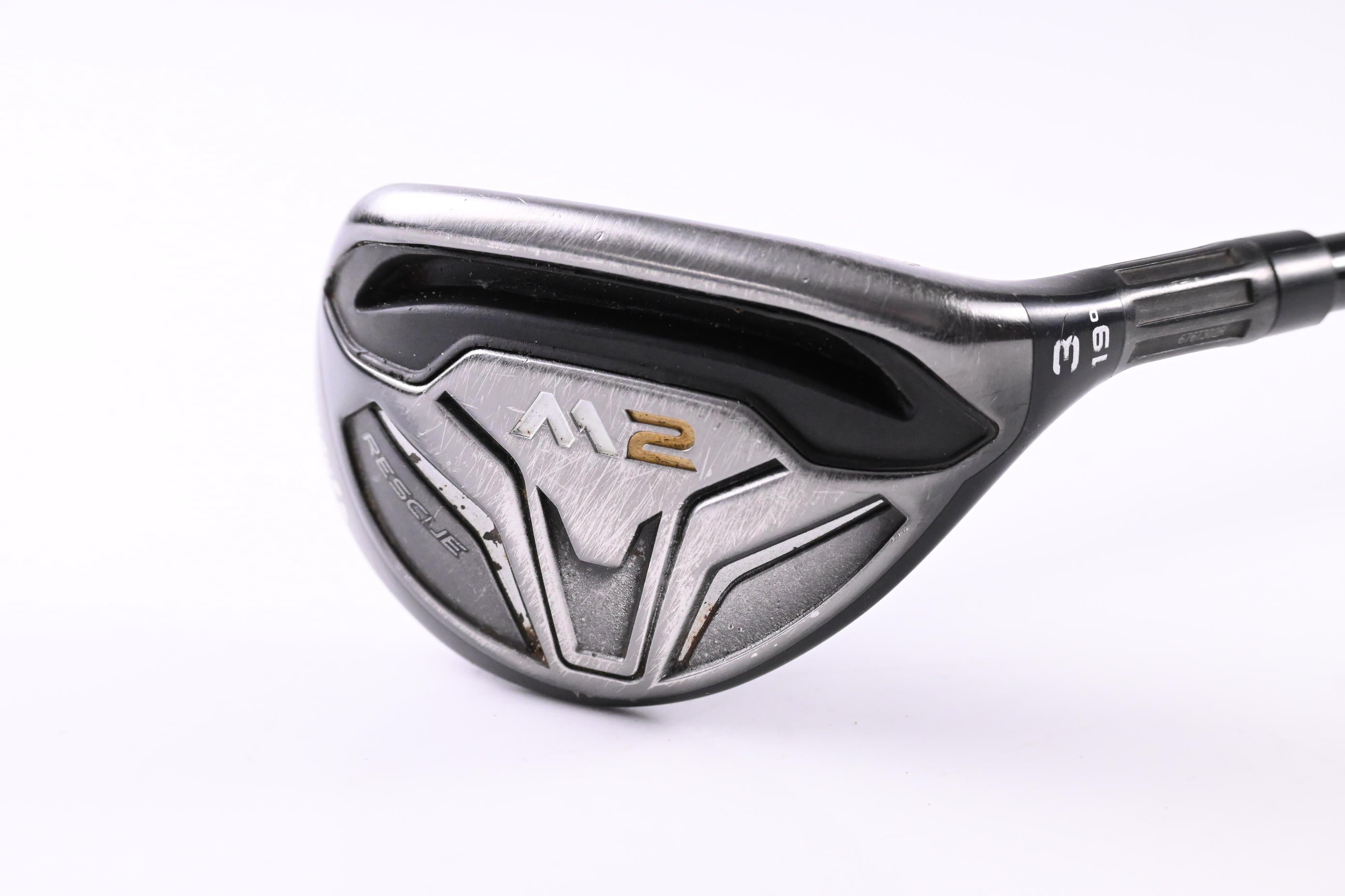 Taylormade M2 2017 #3 Hybrid / 19 Degree / Stiff Flex Taylormade Reax 75 Shaft