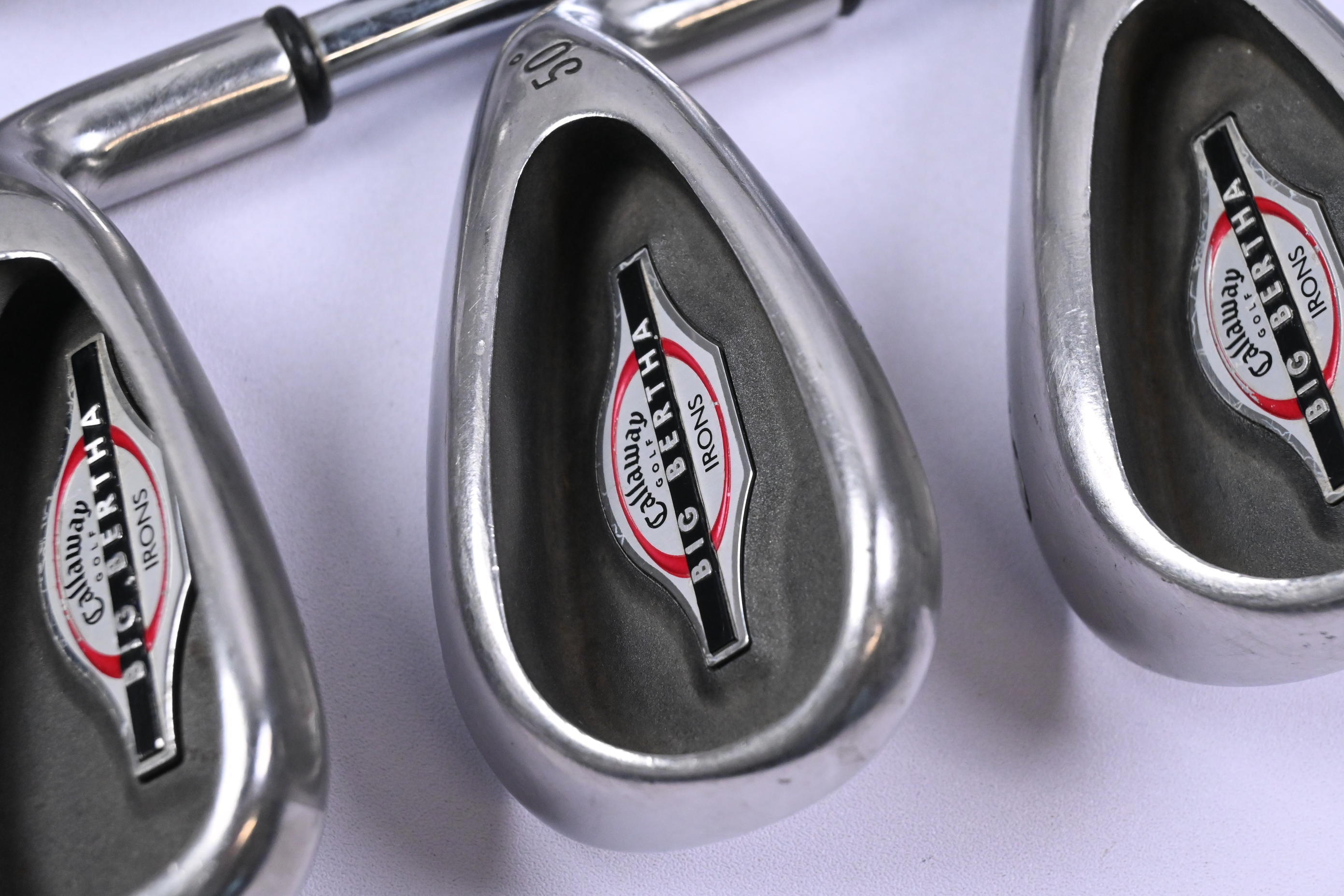 Callaway Big Bertha 2002 Irons / 6-PW+SW / Uniflex Callaway Big Bertha Shafts