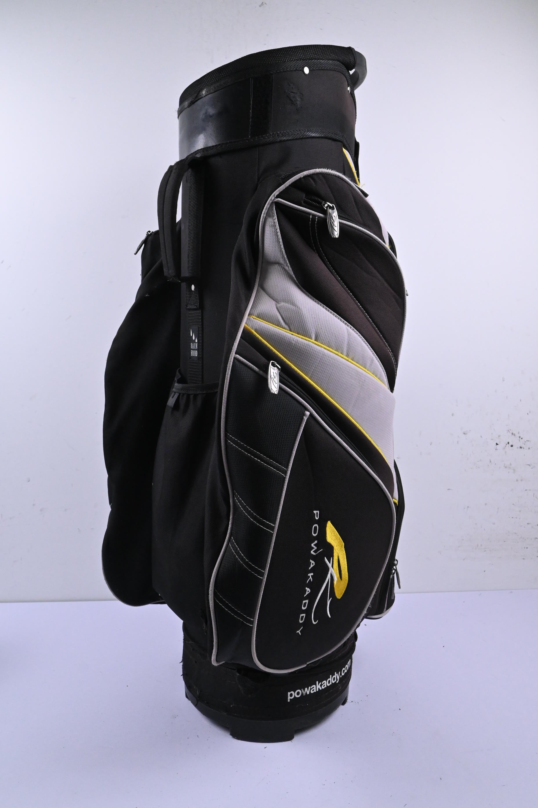 Powakaddy Cart Bag / 14-Way Divider / Black & Grey
