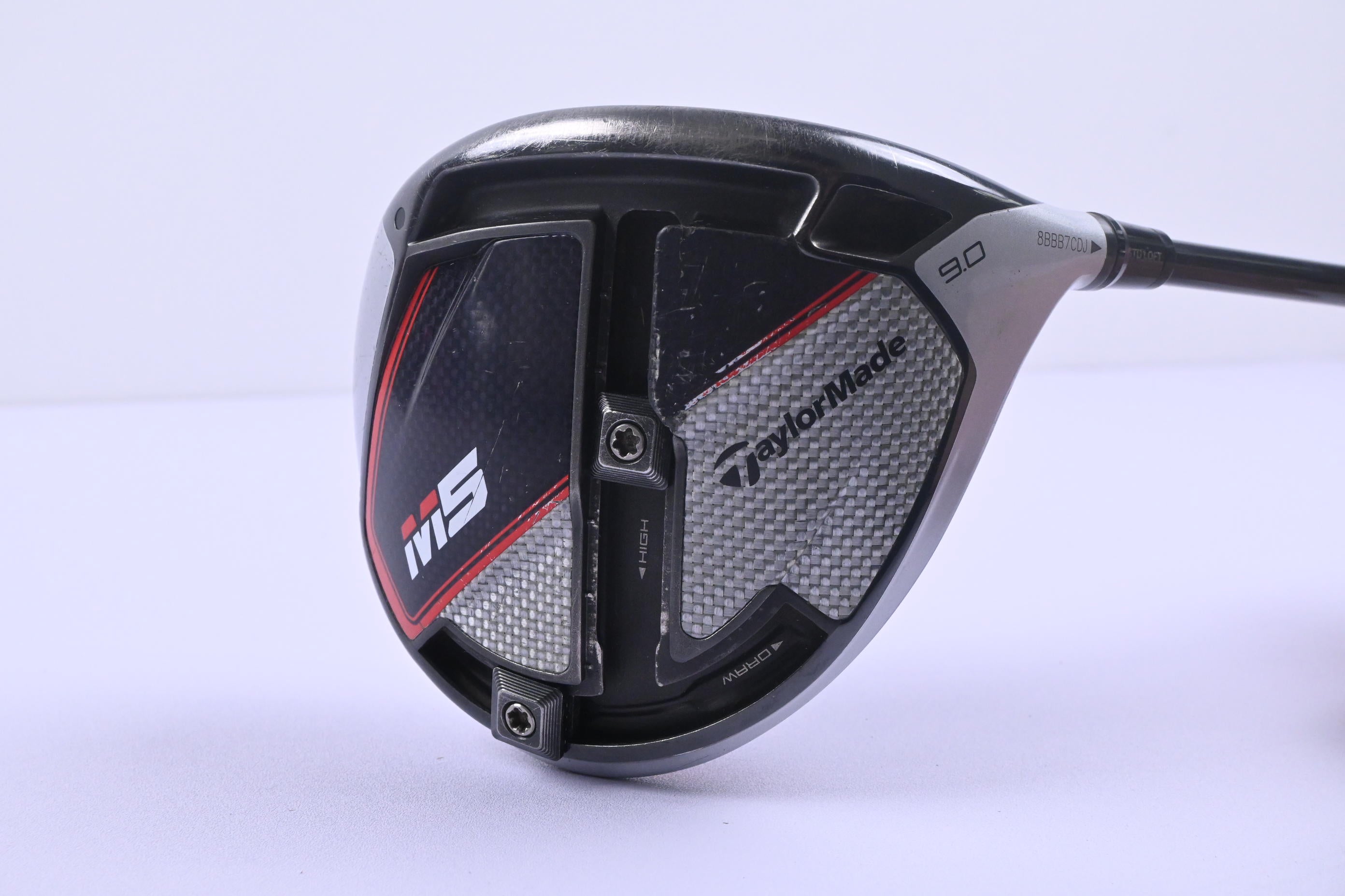 TaylorMade M5 Driver / 9.0 Degree / Stiff Flex Fujikura Atmos Orange 6