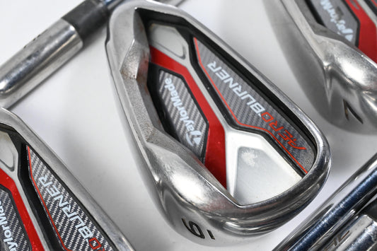 Taylormade Aeroburner Irons / 5-PW+SW / Regular Flex Aeroburner Shafts