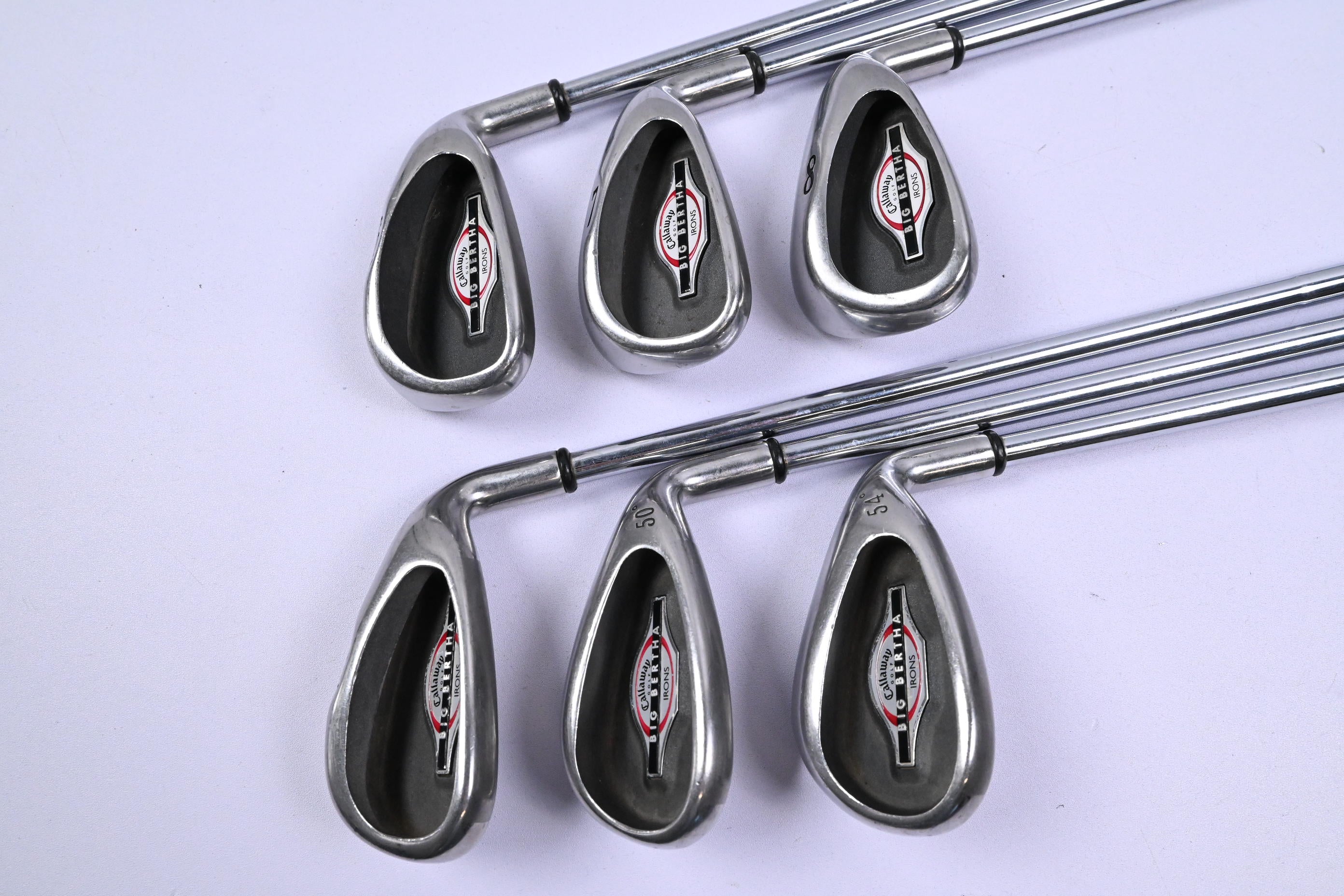 Callaway Big Bertha 2002 Irons / 6-PW+SW / Uniflex Callaway Big Bertha Shafts