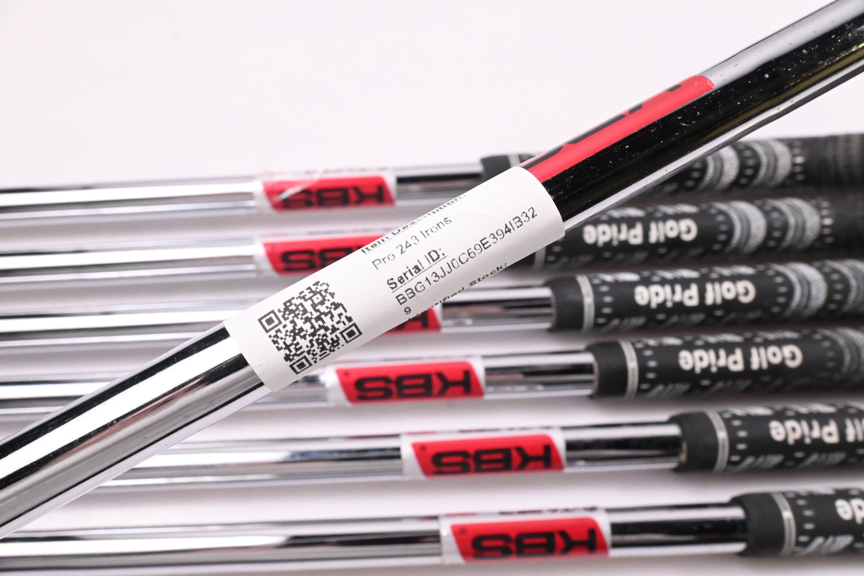 Mizuno Pro 243 Irons / 4-PW / Stiff Flex KBS $-Taper 120 Shafts