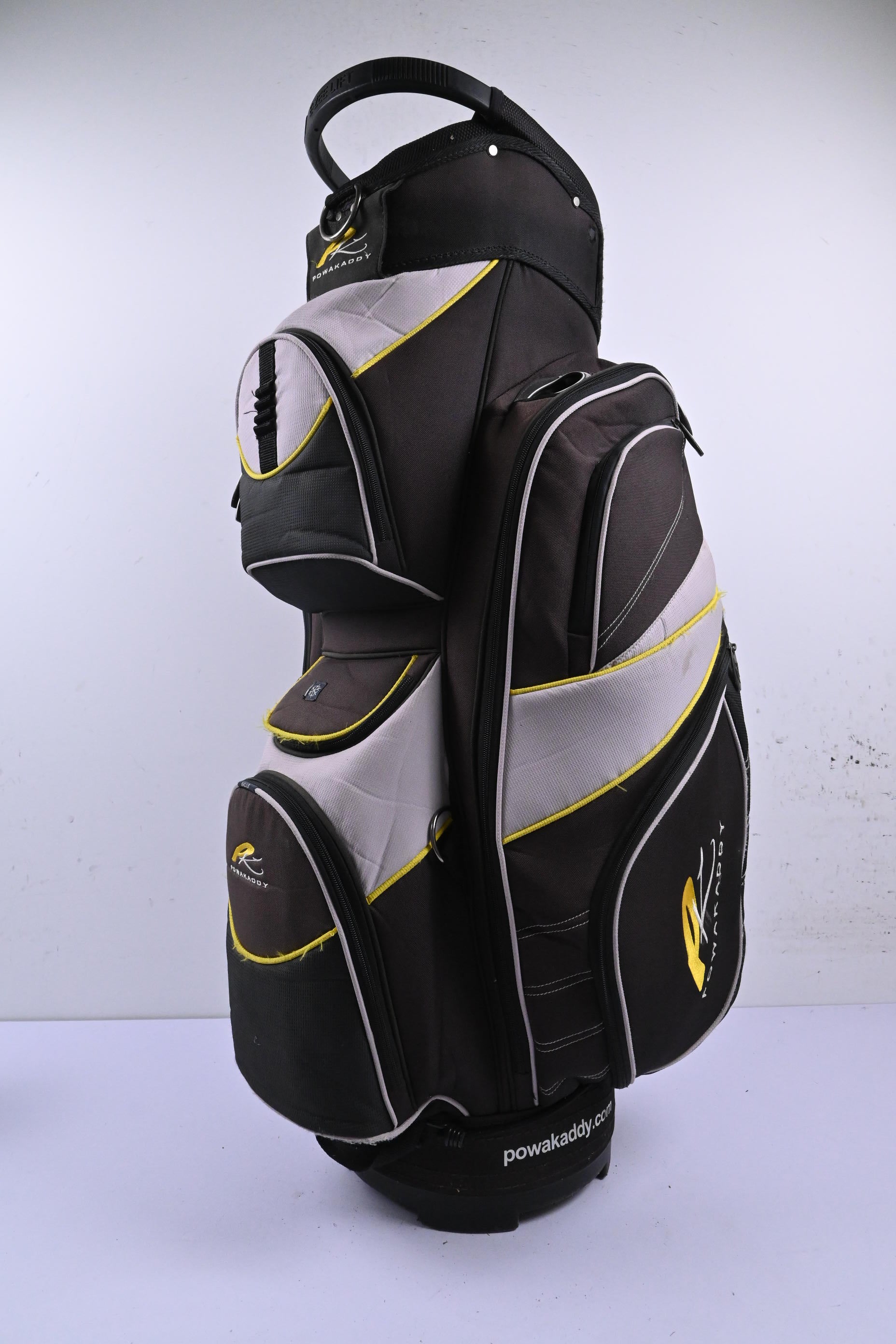 Powakaddy Cart Bag / 14-Way Divider / Black & Grey