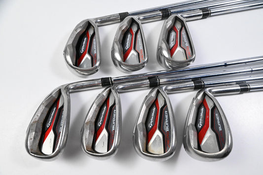 Taylormade Aeroburner Irons / 5-PW+SW / Regular Flex Aeroburner Shafts