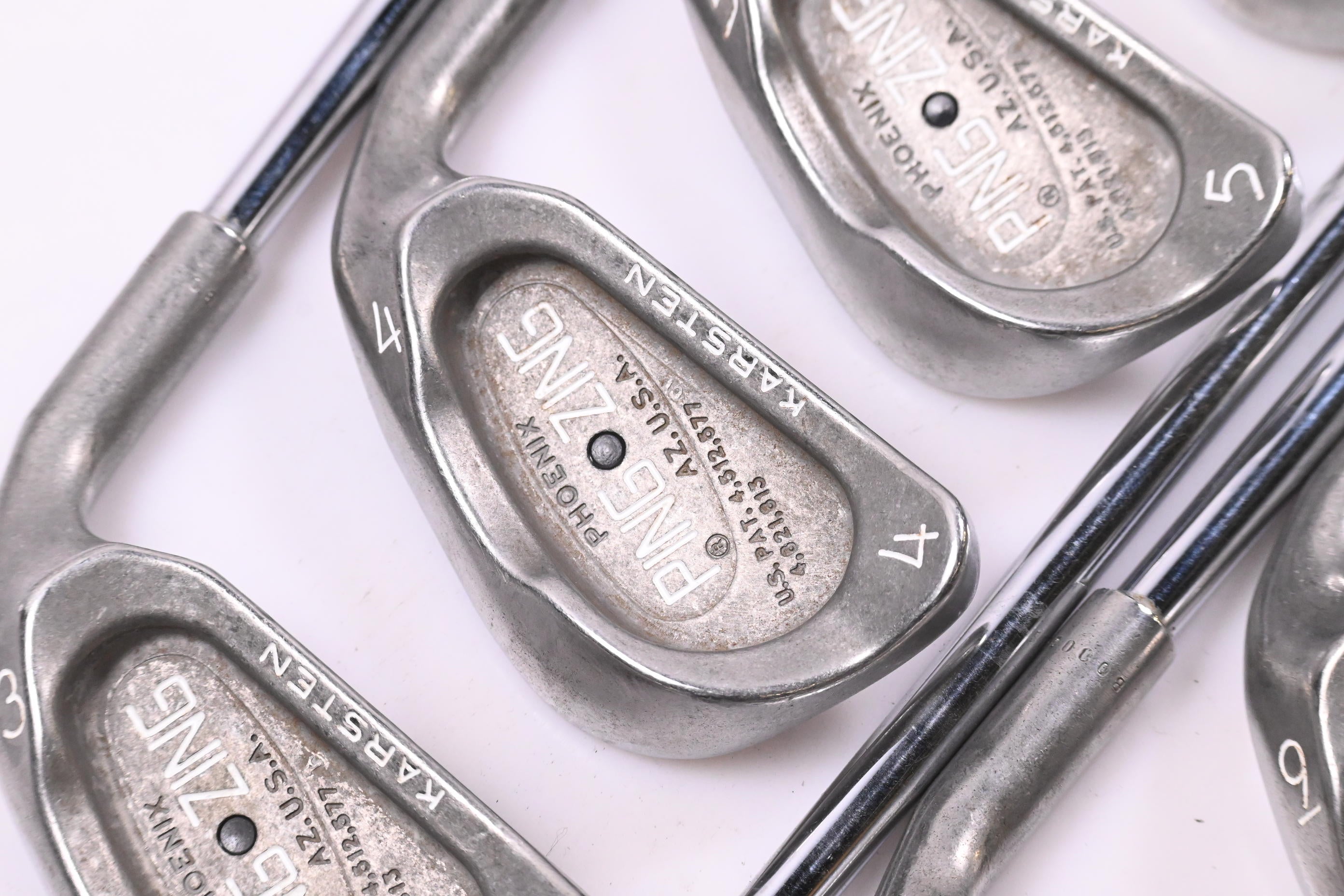 Ping Zing Irons / 3-PW+SW / Black Dot / Stiff Flex Ping KT-M Shafts