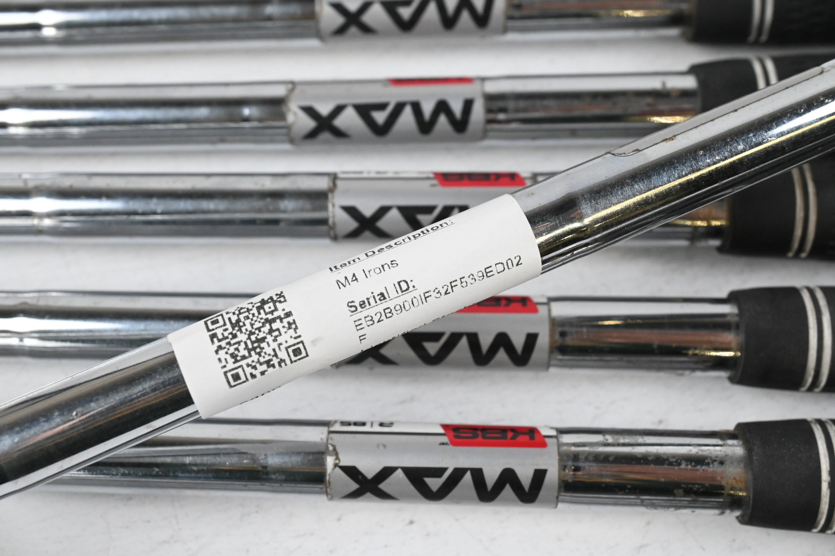 Taylormade M4 Irons / 4-PW / Regular Flex KBS MAX 85 Shafts