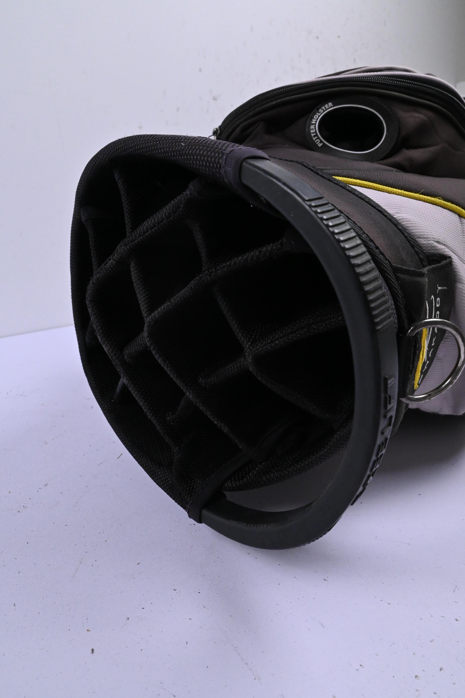 Powakaddy Cart Bag / 14-Way Divider / Black & Grey