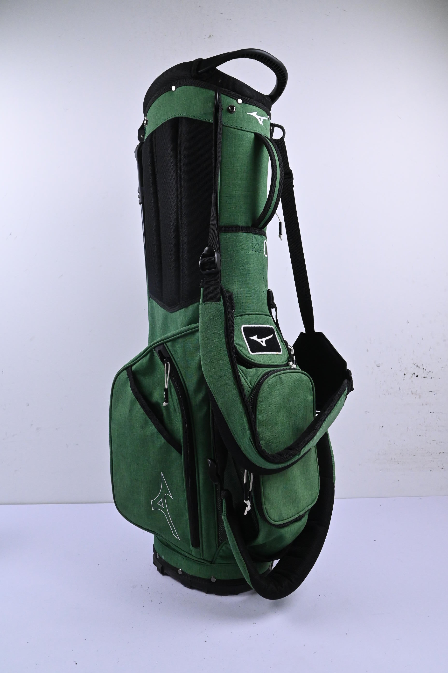 Mizuno BR-D3 Stand Bag / 4-Way Divider / Green & Black