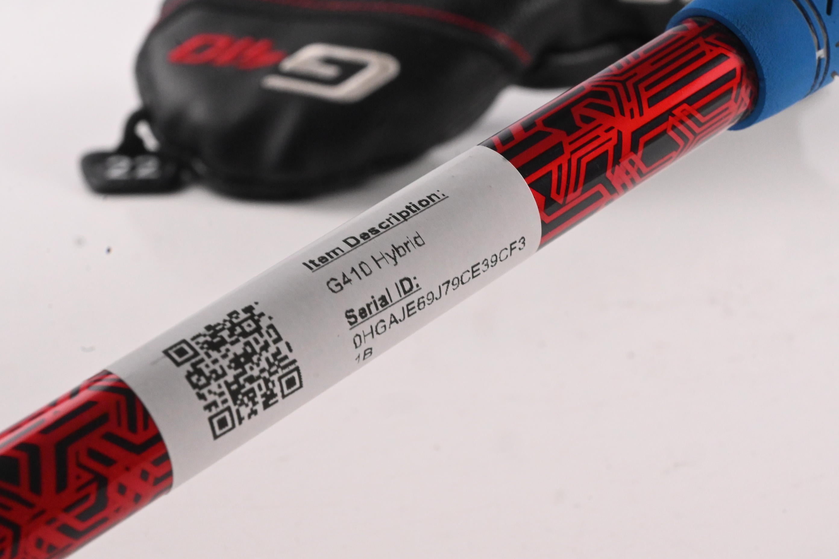 Ping G410 #4 Hybrid / 22 Degree / Stiff Flex Ping Alta CB Red 70 Shaft