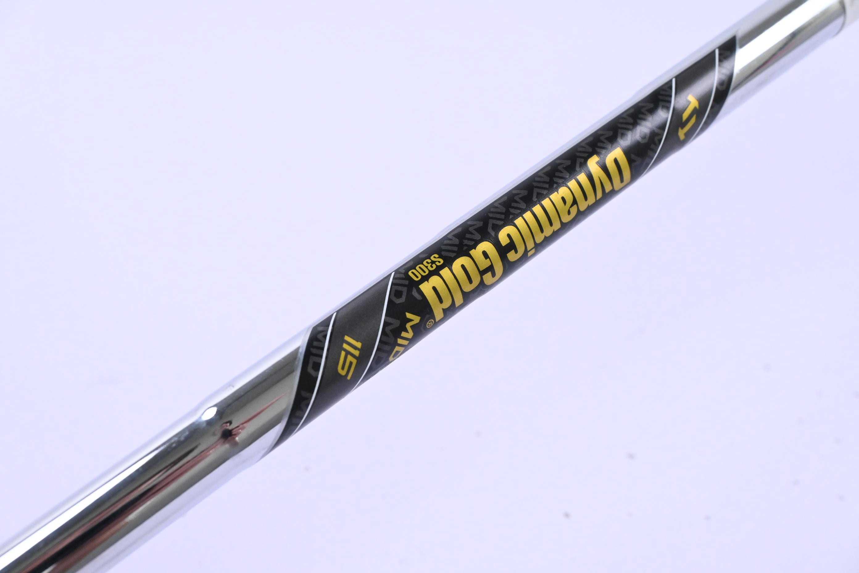 Mizuno JPX 900 Hot Metal #7 Iron / Stiff Flex Dynamic Gold Mid 115 S300 Shaft
