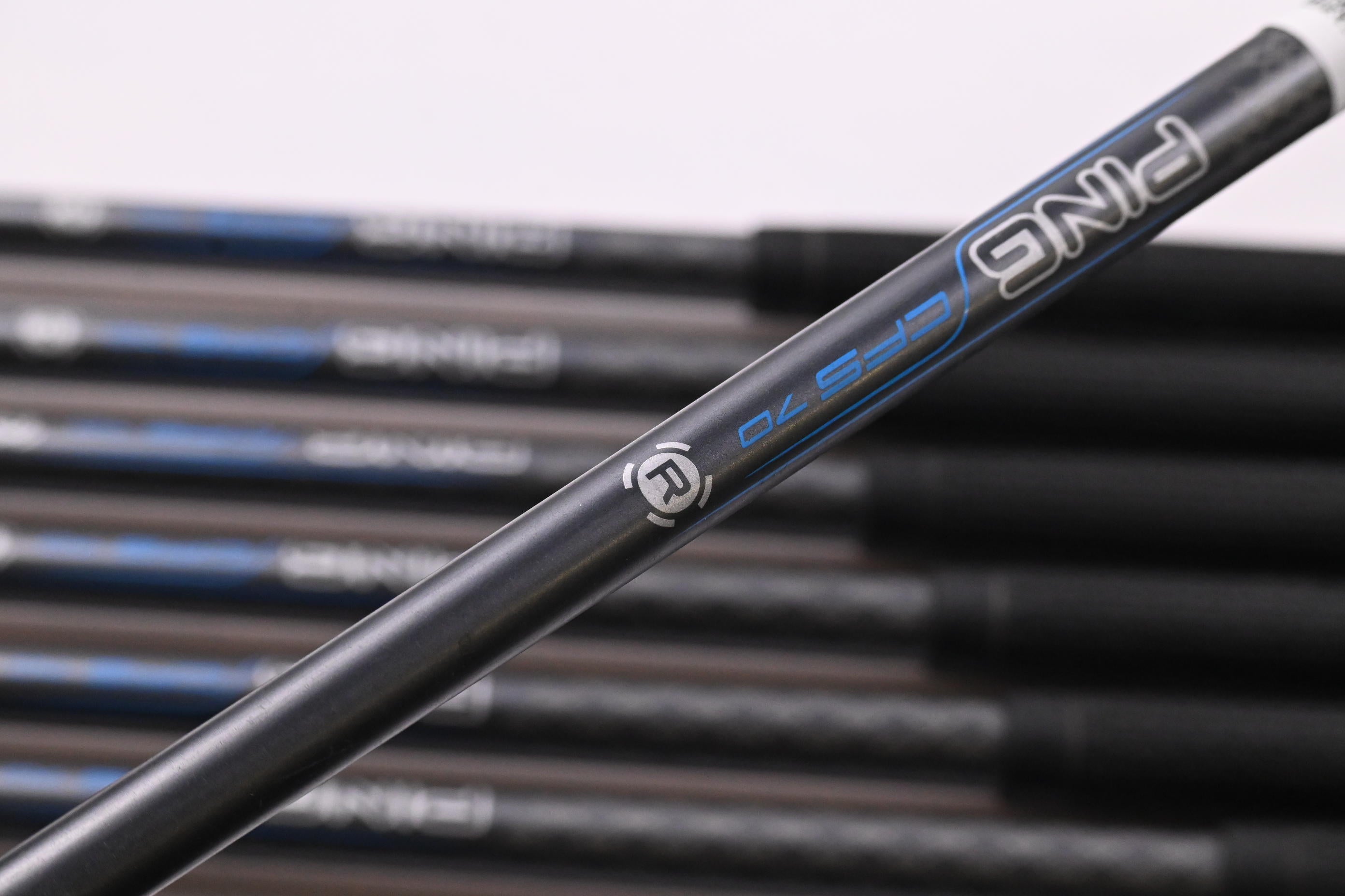 Ping G Series Irons / 4-PW+SW / Blue Dot / Regular Flex Ping CFS 65 Shafts