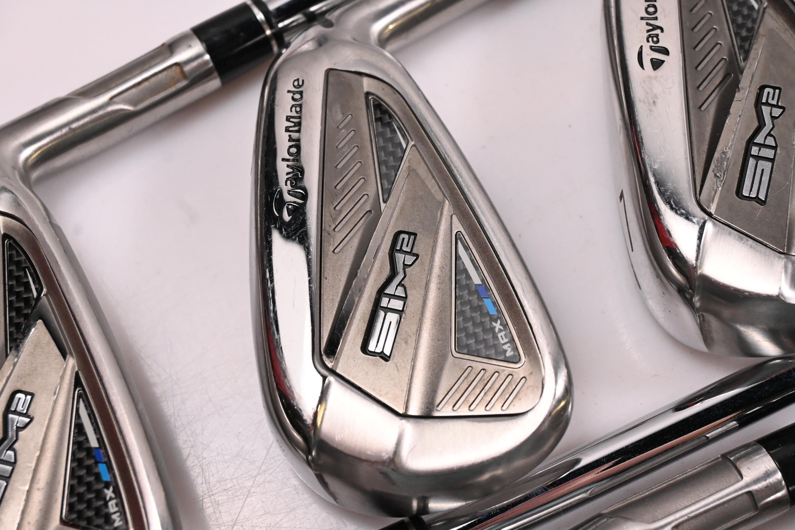 Taylormade SIM2 Max OS Irons / 5-PW / Regular Flex KBS MAX MT 85 Shafts