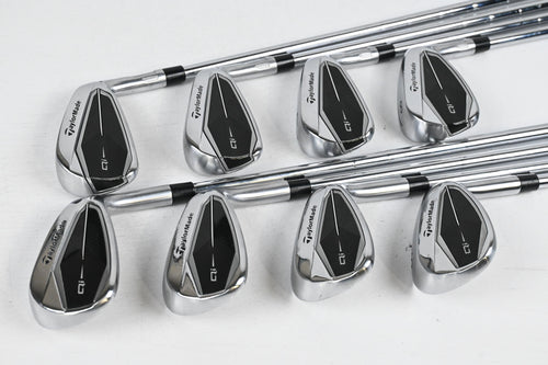 Taylormade Qi Irons / 5-PW+GW+SW / Stiff Flex KBS MAX MT 85 Shafts