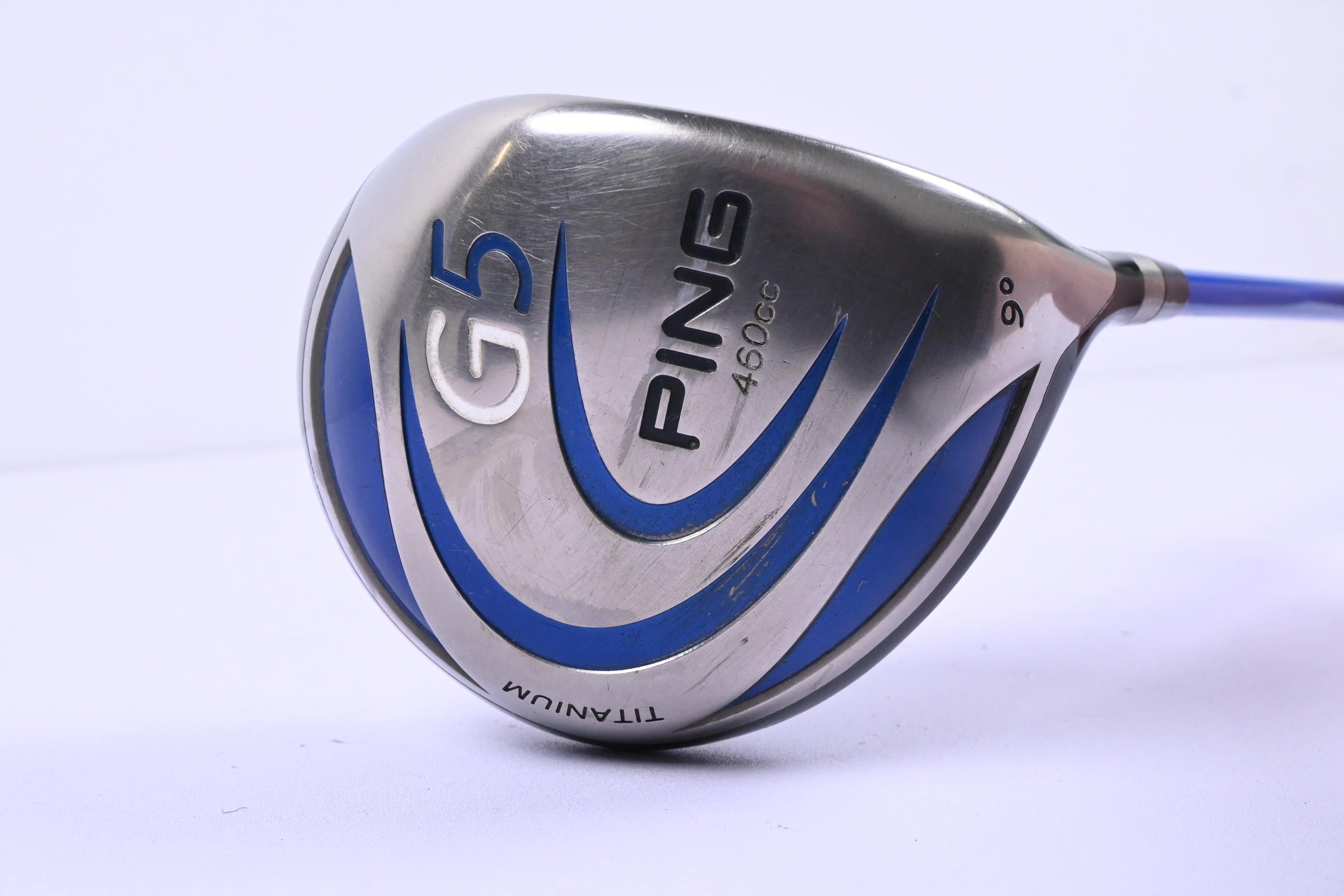Ping G5 Driver / 9 Degree / Regular Flex Grafalloy ProLaunch Blue 65 Shaft