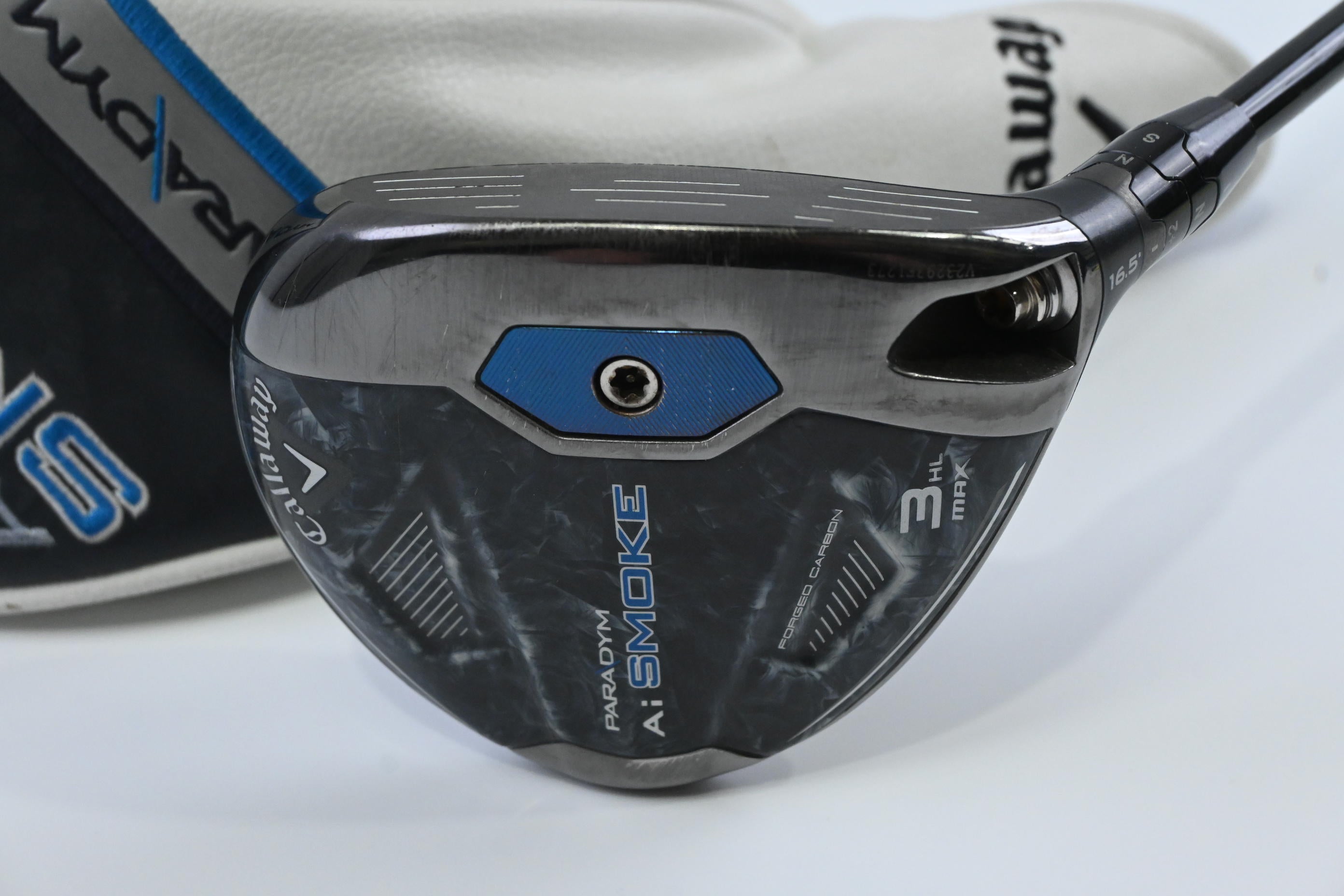Callaway Paradym Ai Smoke Max #3 Wood / 16.5 Degree / X-Flex Denali Black 80