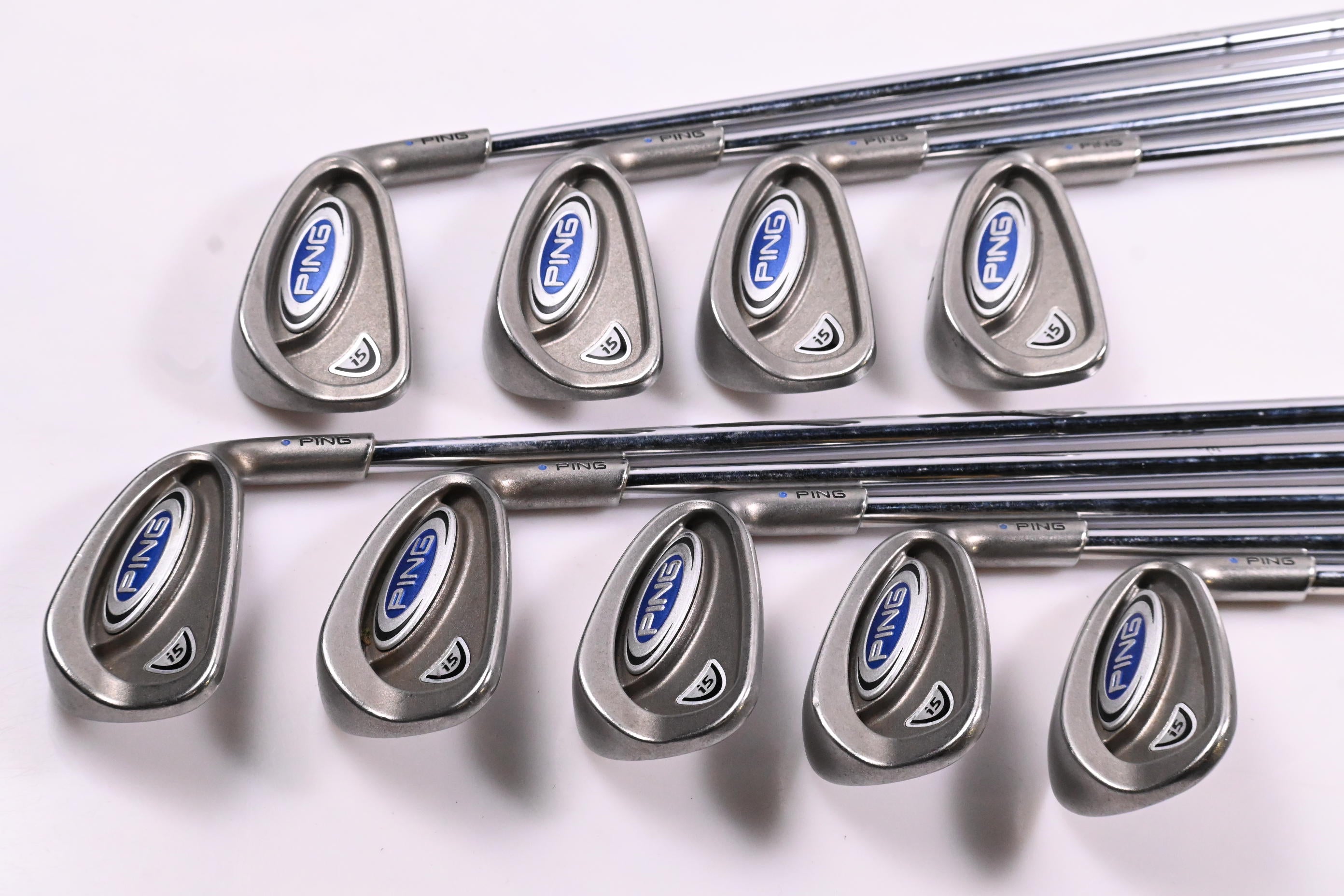 Ping i5 Irons / 3-PW+SW / Black Dot / Regular Flex Ping AWT Shafts
