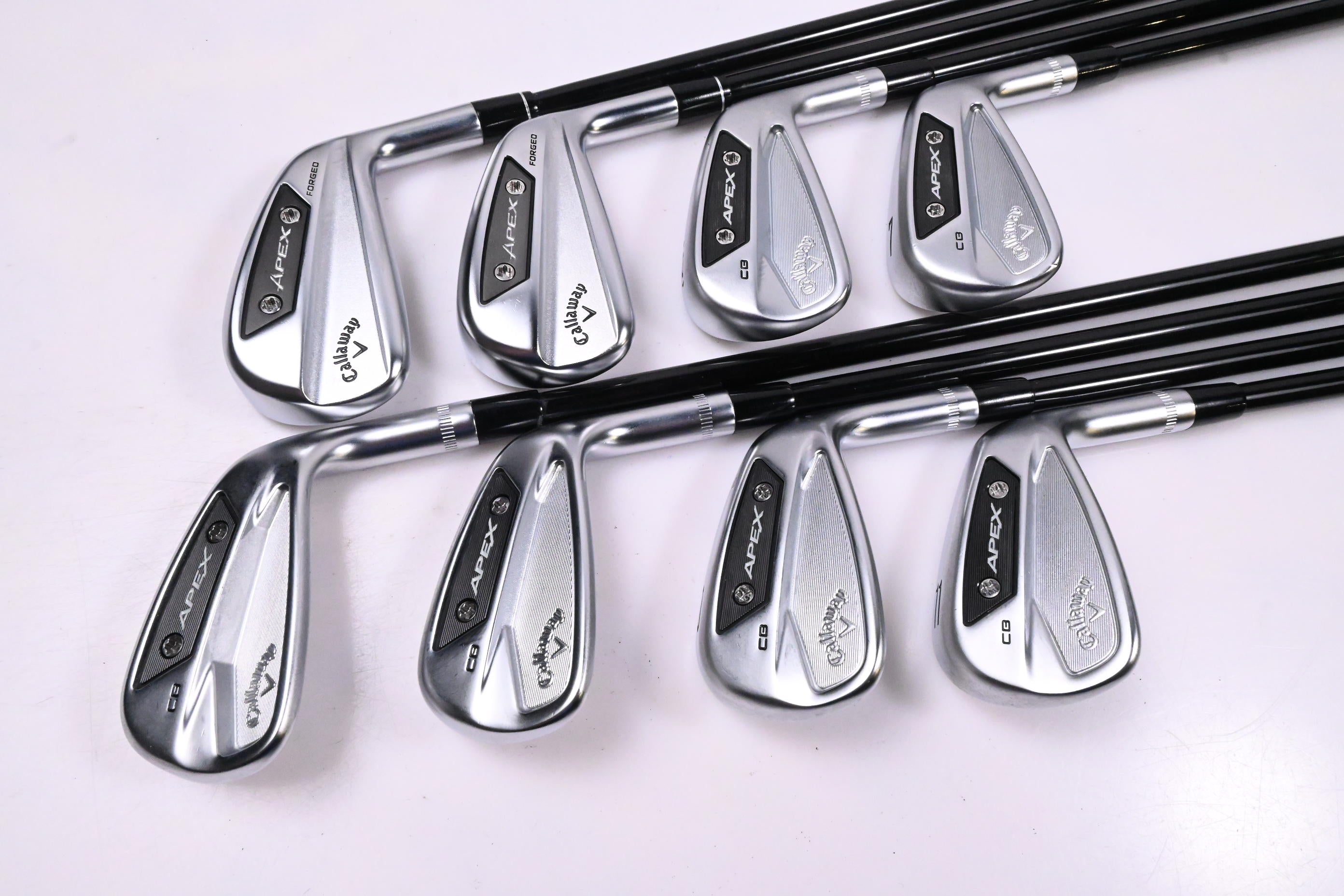 Callaway Apex Pro/CB 24 Irons / 4-PW+GW / Stiff Flex MMT 95 Shafts