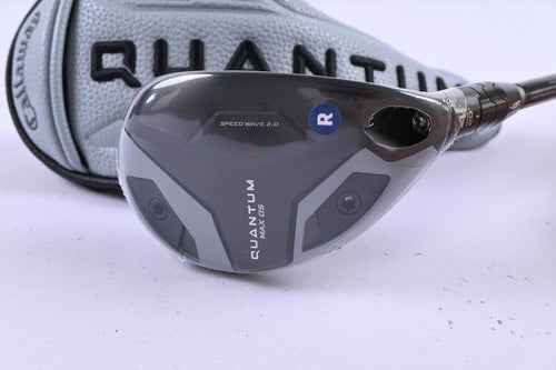 Callaway Quantum Max OS #4 Hybrid / 20 Degree / Regular Flex Denali Frost Silver