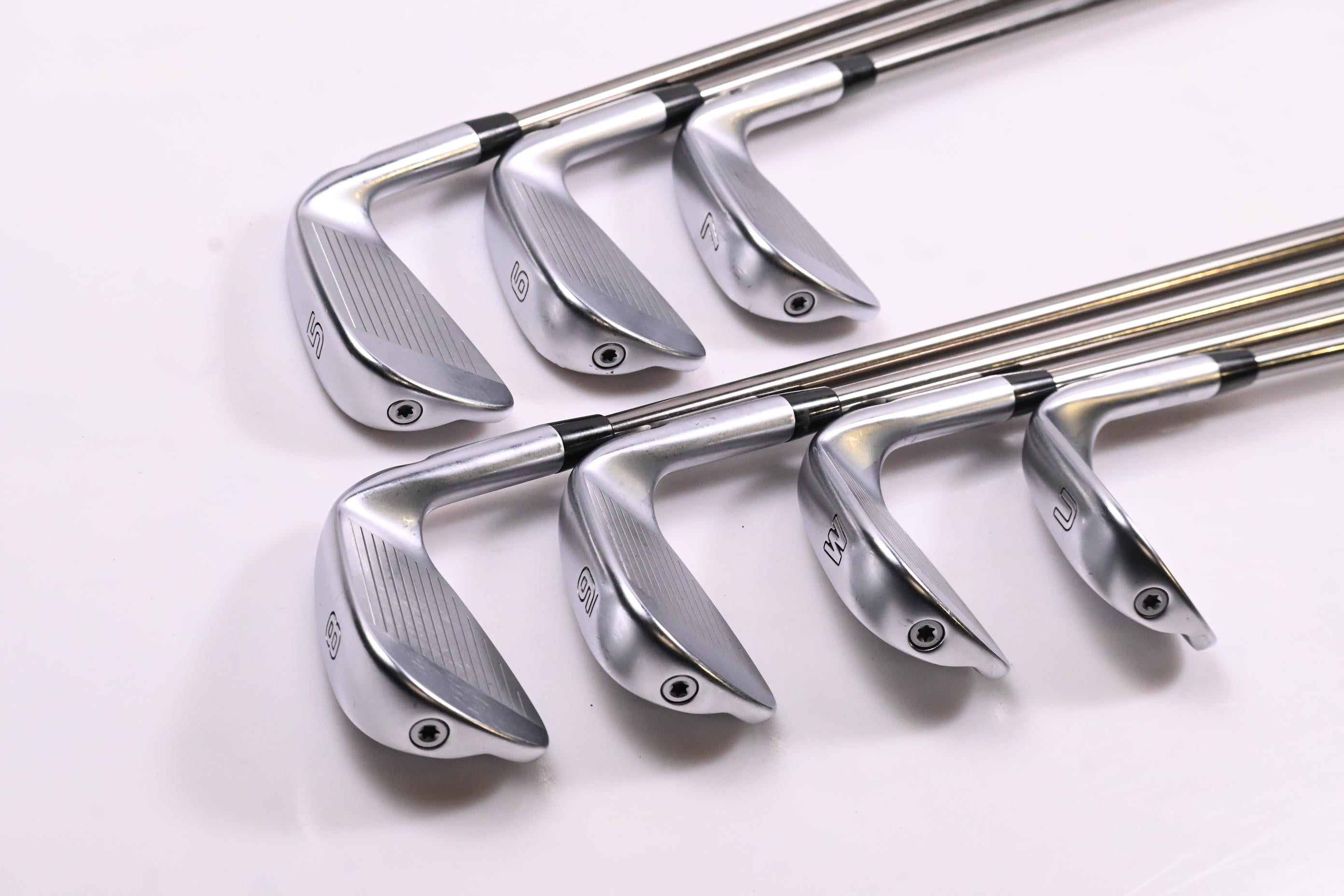 Left Hand Ping i500 Irons / 4-PW / Black Dot / Senior Flex UST Recoil ES 760