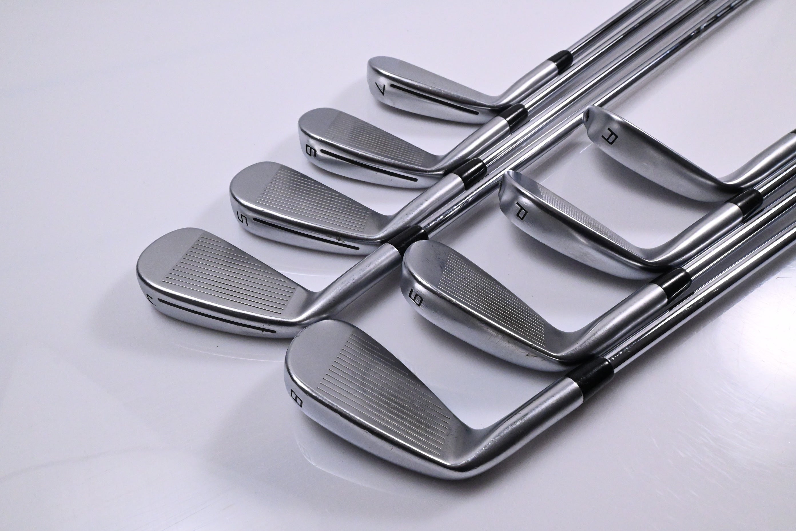 Taylormade P790 2021 Irons / 4-PW+AW / Regular Flex KBS Max MT 85 Shafts