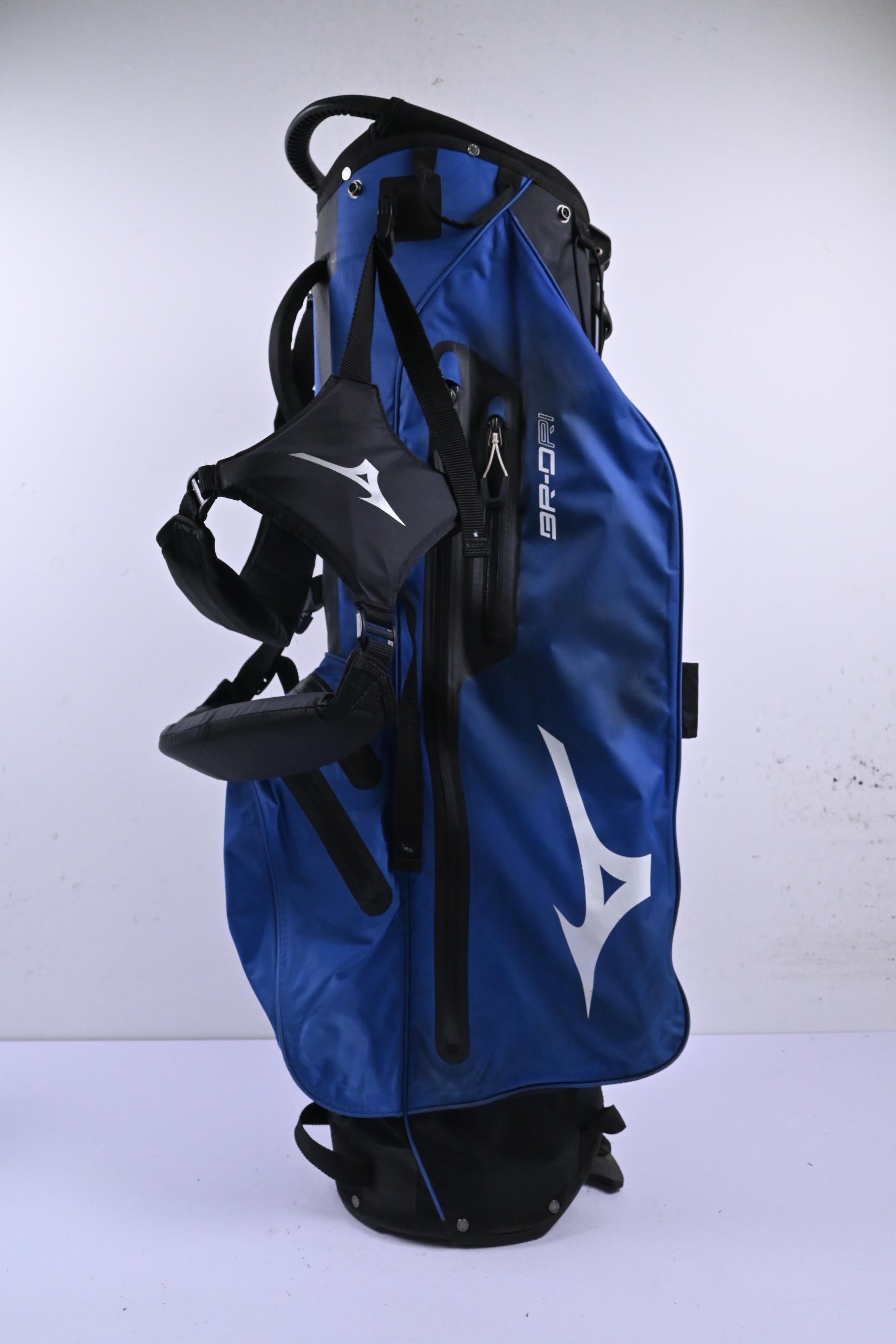 Mizuno BR-DRI Stand Bag / 4-Way Divider / Blue & Black