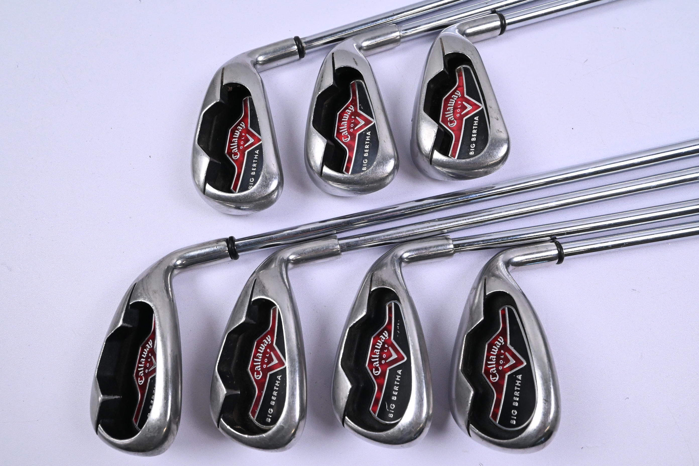 Callaway Big Bertha 2006 Irons / 5-PW+SW / Regular Flex Steel Shafts
