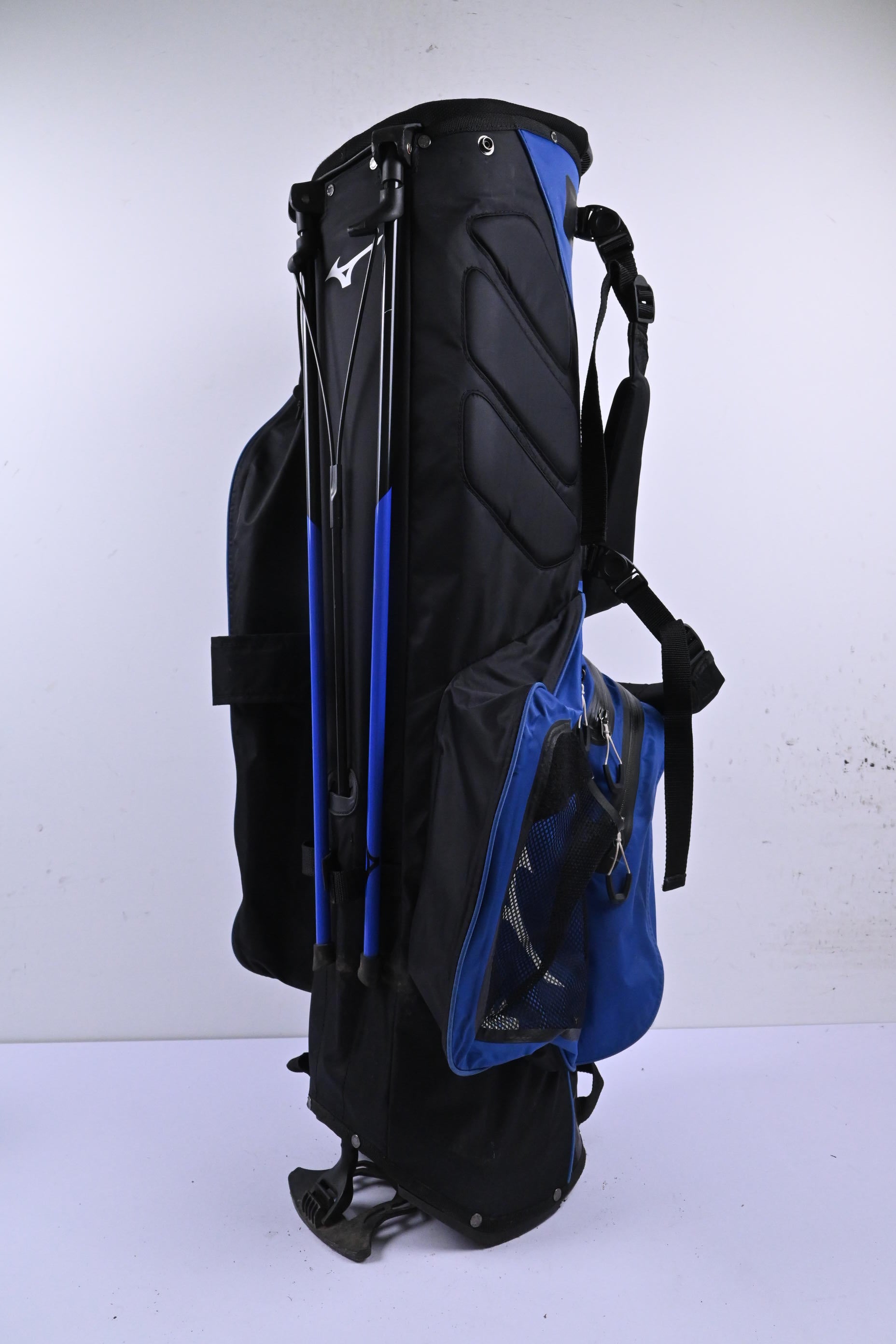 Mizuno BR-DRI Stand Bag / 4-Way Divider / Blue & Black