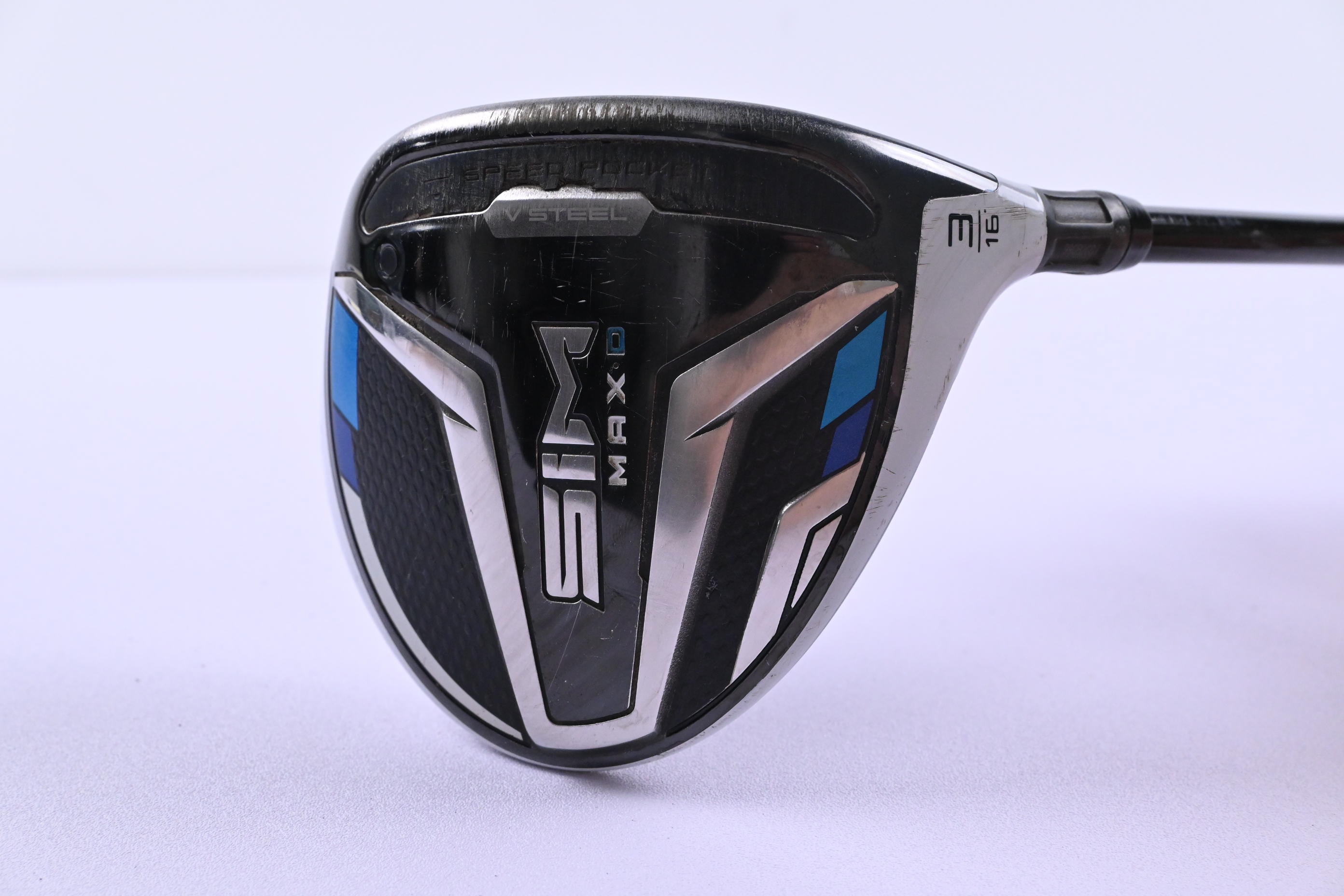 Taylormade SIM Max D #3 Wood / 16 Degree / Senior Flex HZRDUS Smoke Red RDX 50