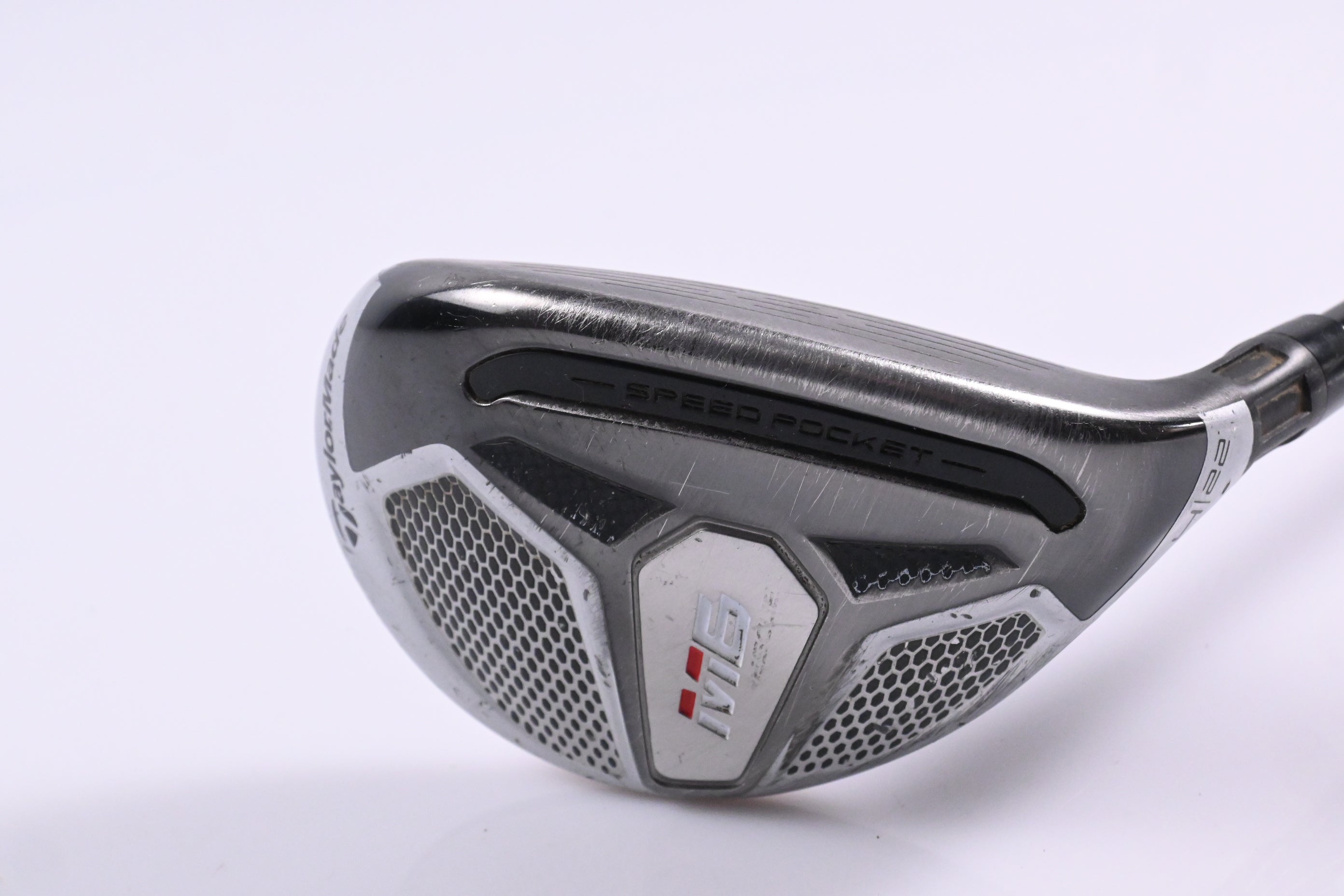 Taylormade M6 #4 Hybrid / 22 Degree / Stiff Flex Fujikura Atmos Orange 7 Shaft