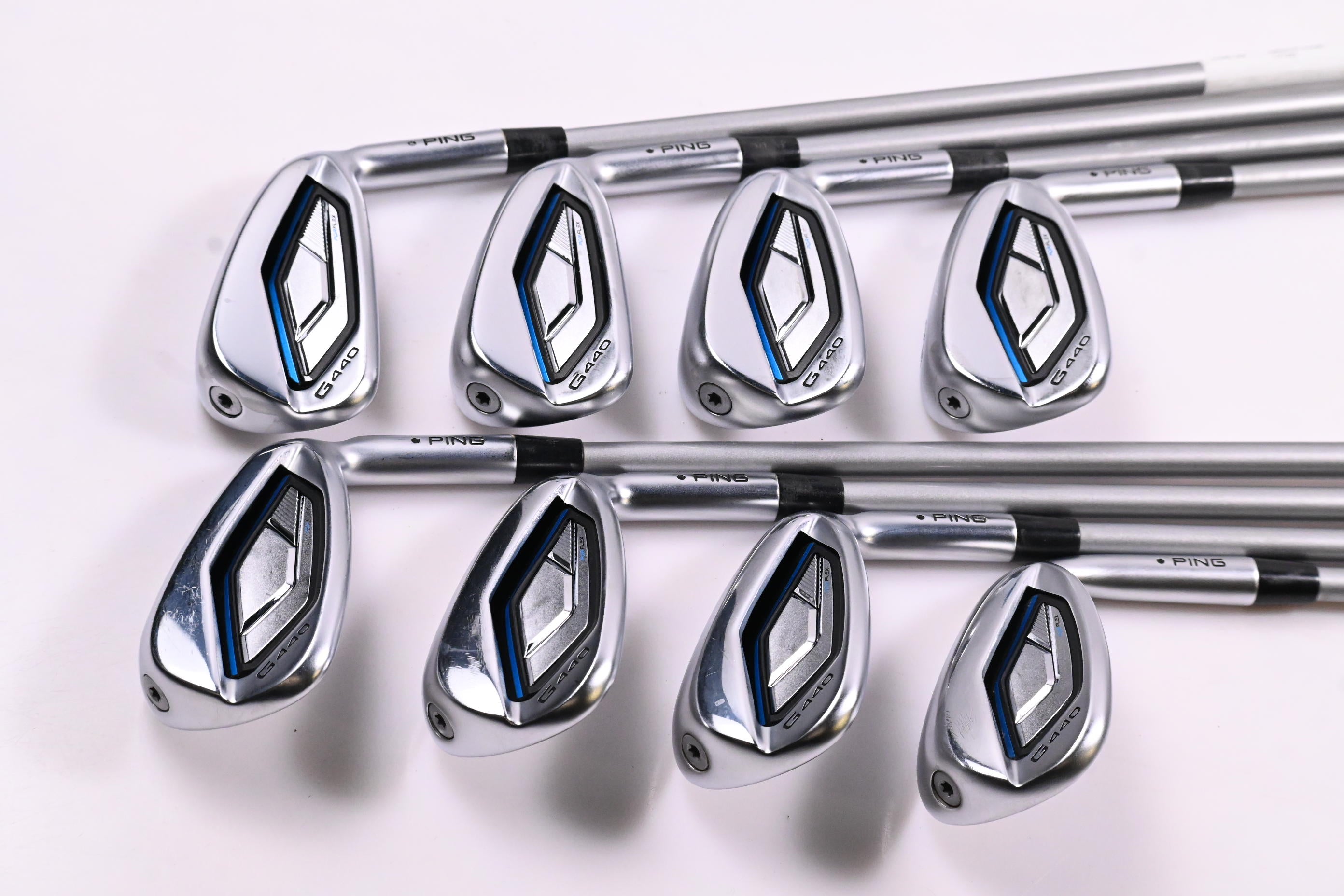 Ping G440 Irons / 6-PW+GW+52°+56° / Black Dot / Senior Flex Ping Alta Quick 45