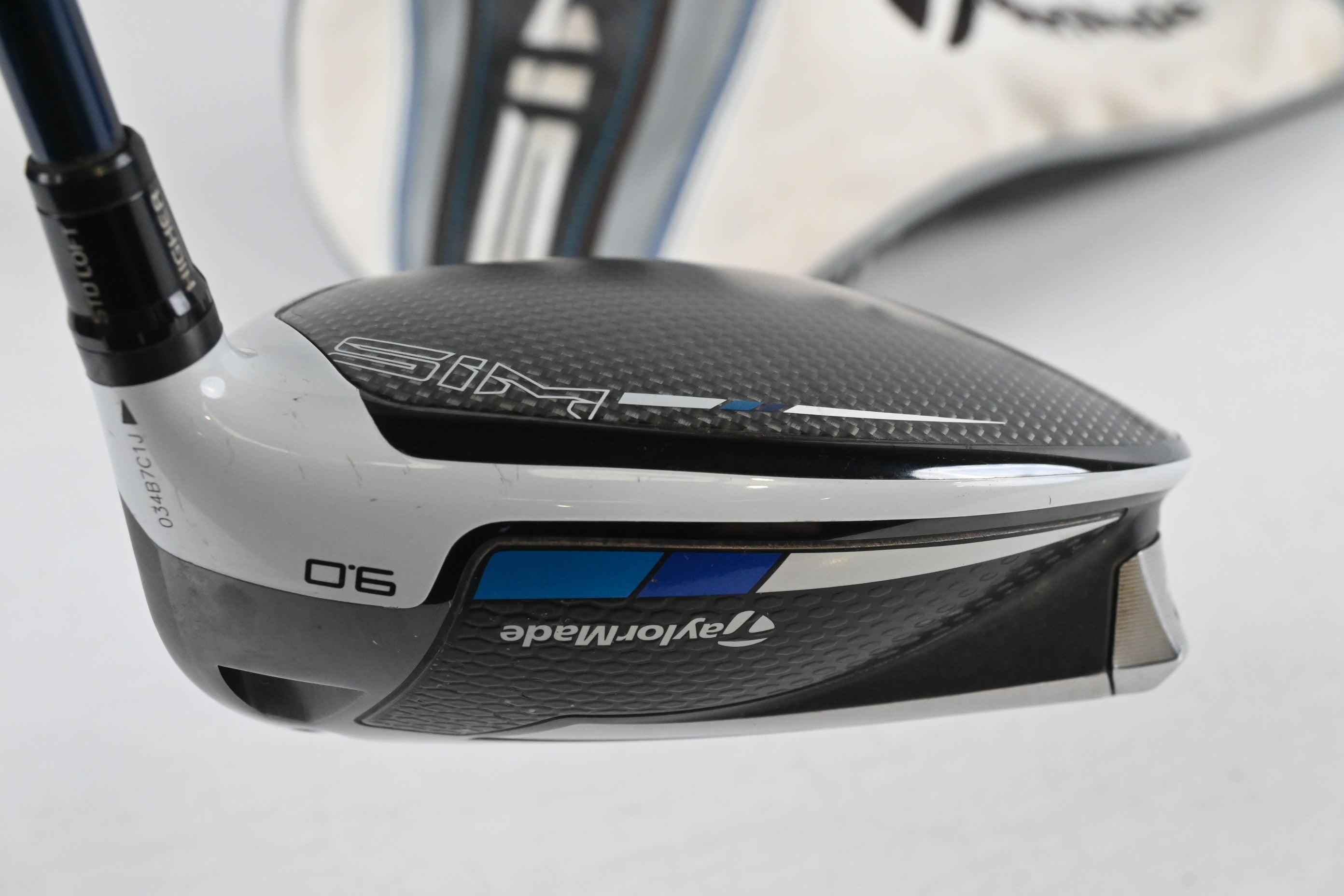 Taylormade SIM Max Driver / 9 Degree / Stiff Flex Fujikura Ventus Blue 6 Shaft