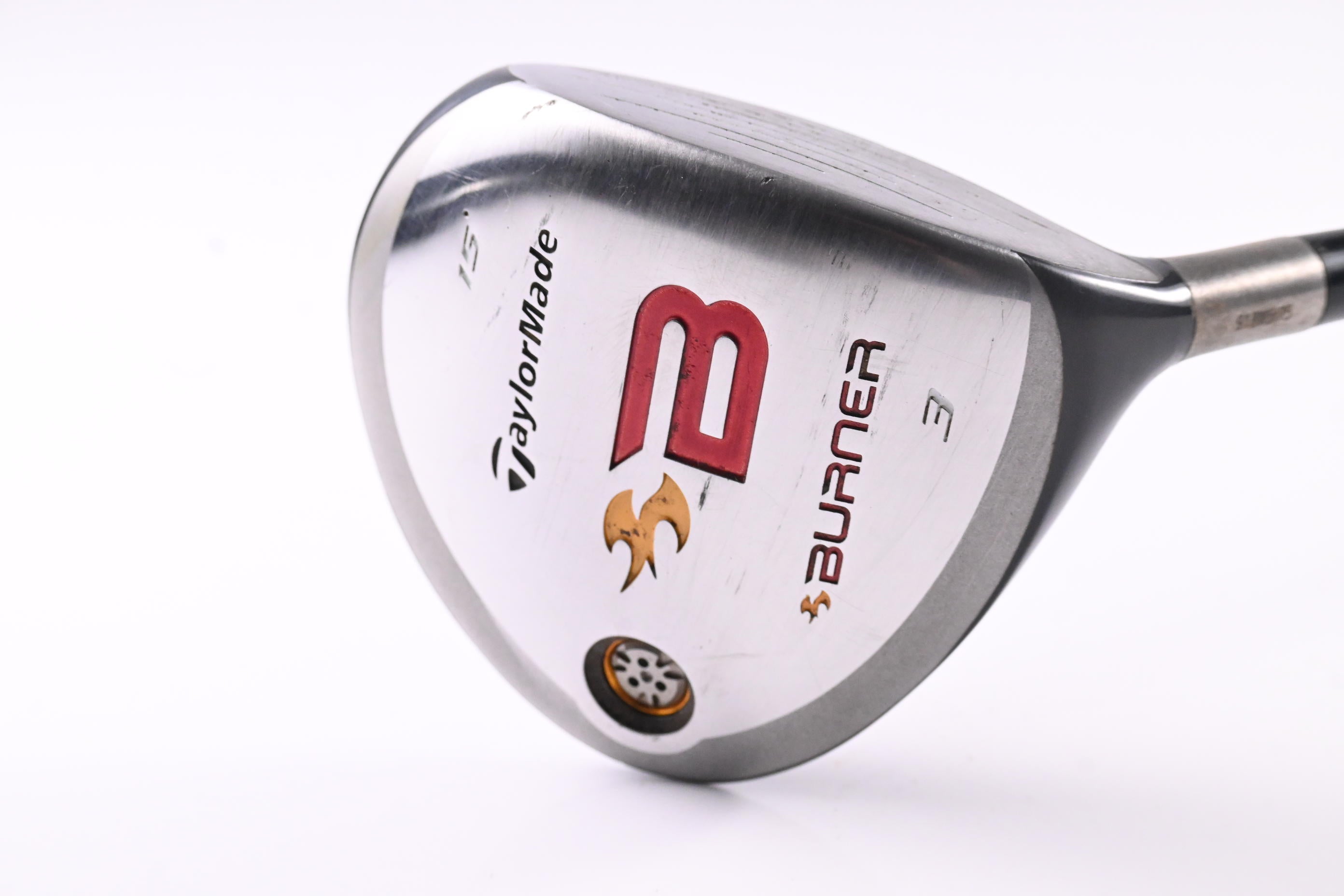 Taylormade Burner 2008 #3 Wood / 15 Degree / Regular Flex Reax 49 Shaft