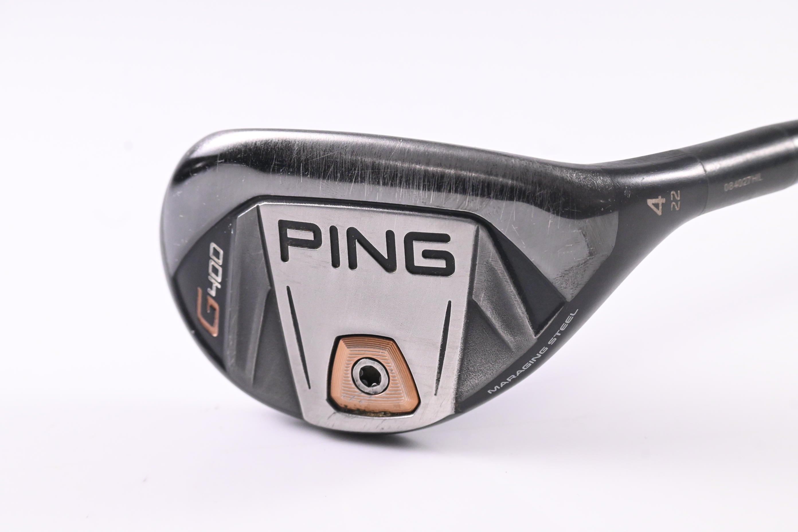 Ping G400 #4 Hybrid / 22 Degree / Regular Flex Ping Alta CB 70 Shaft