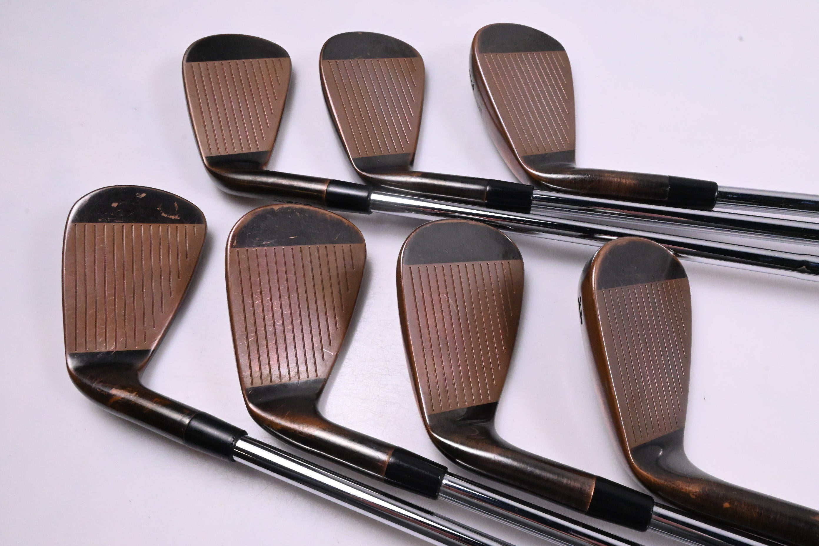 Callaway Apex Ai200 Brushed Copper Irons / 5-PW+GW / Stiff Flex Dynamic Gold Mid