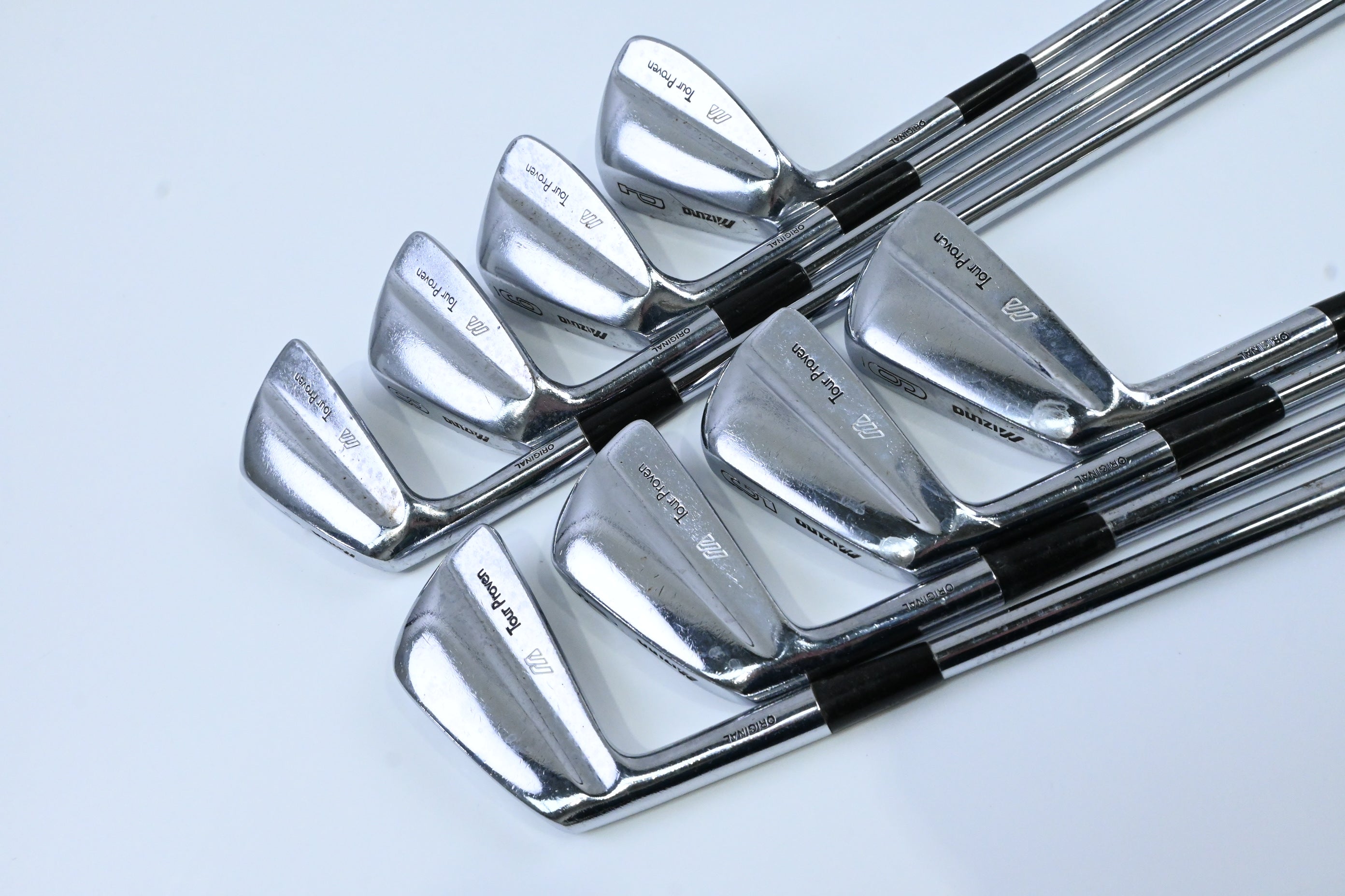 Left Hand Mizuno Tour Proven Irons / 3-PW / Regular Flex Dynamic Gold R400