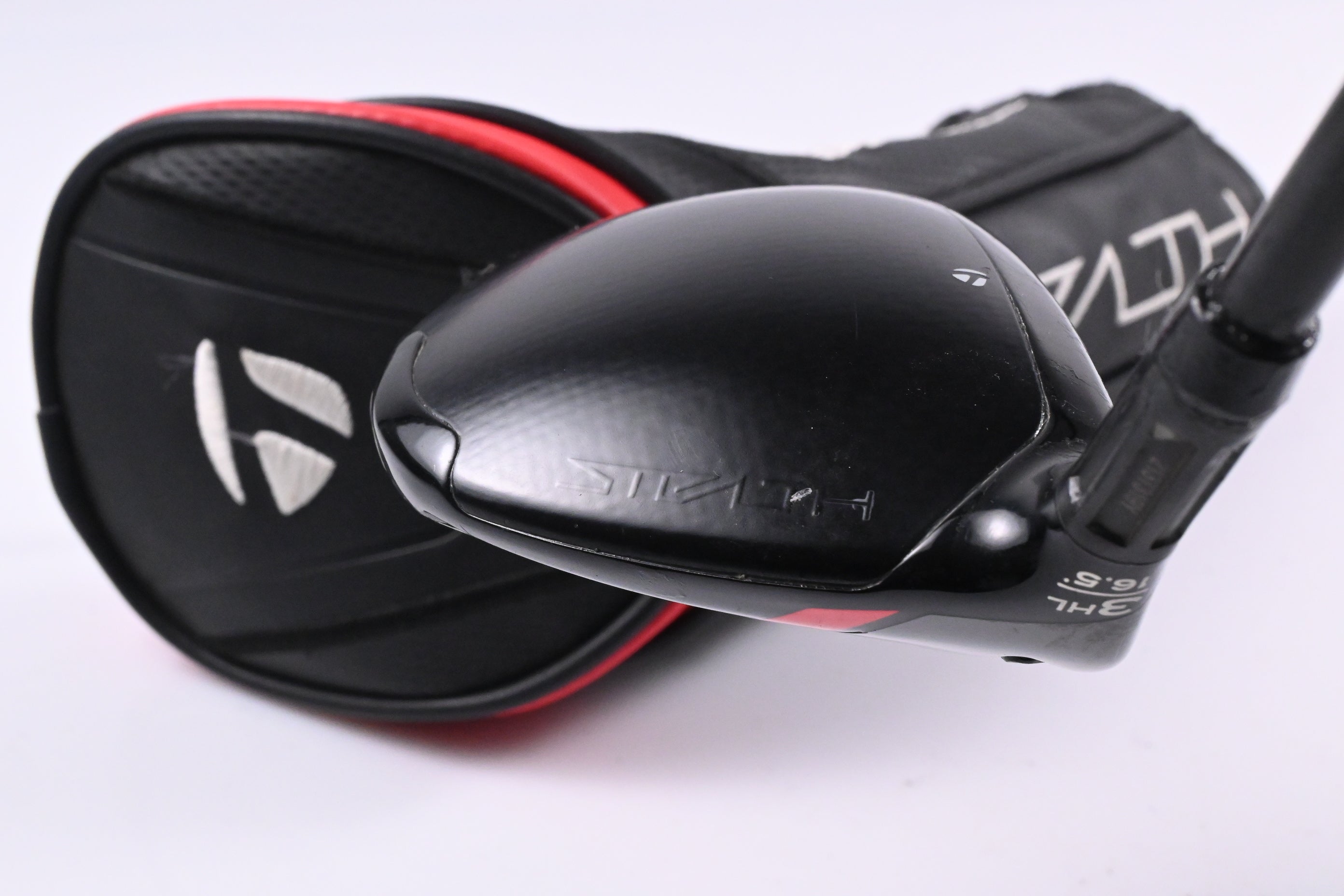 Left Hand Taylormade Stealth #3HL Wood / 16.5 Degree / Stiff Flex Ventus Red 6